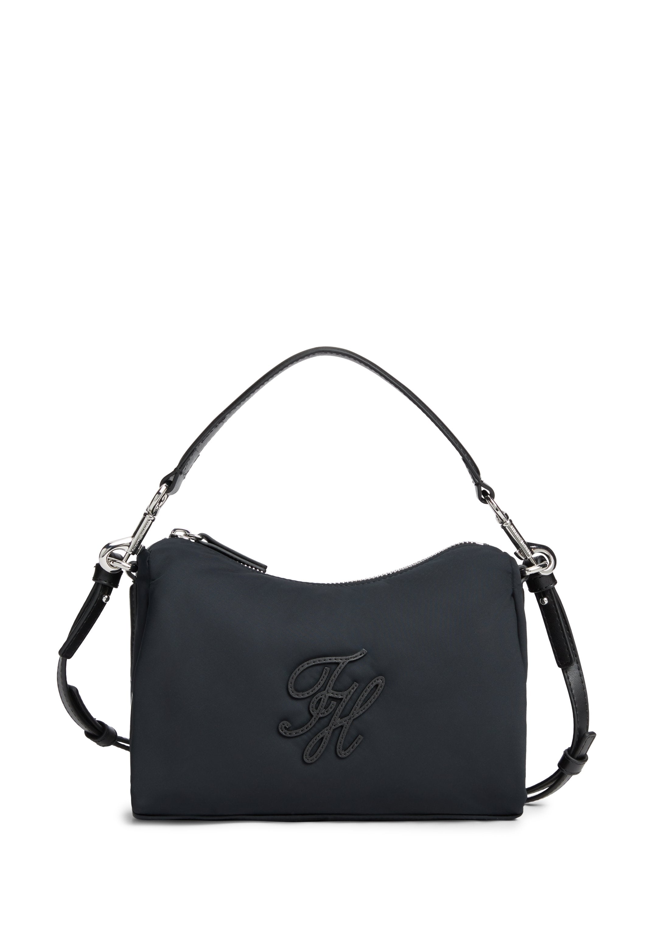 LOGO TOP HANDLE CROSSBODY BAG - Handbag - black
