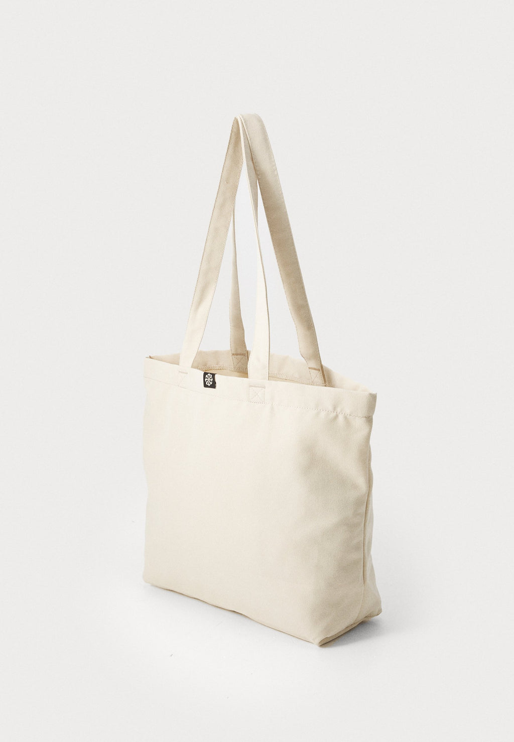 HERITAGE TOTE UNISEX - Tote bag - oatmeal/volt/black
