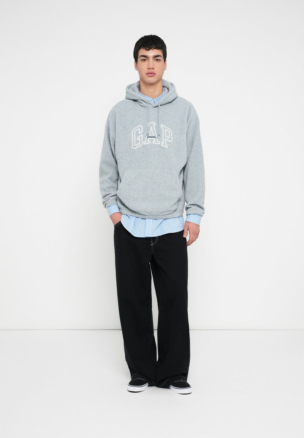 LOGO POLAR - Hoodie - grey heather