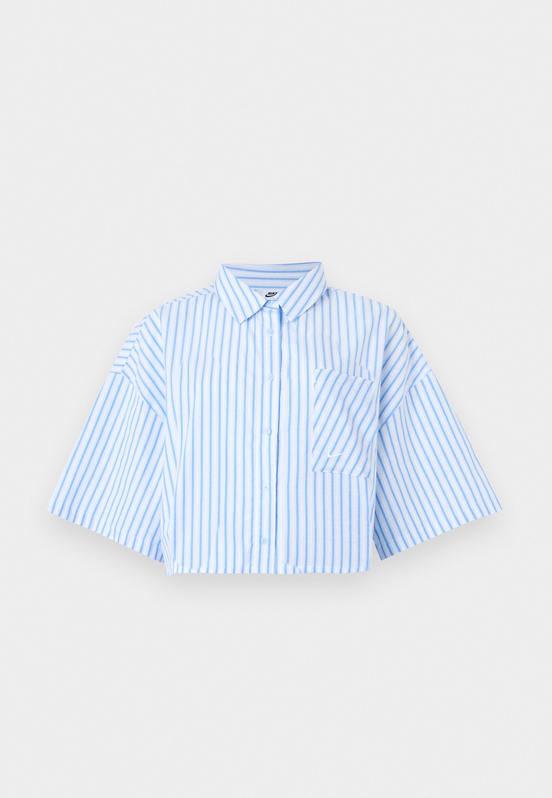 Button-down blouse - light blue
