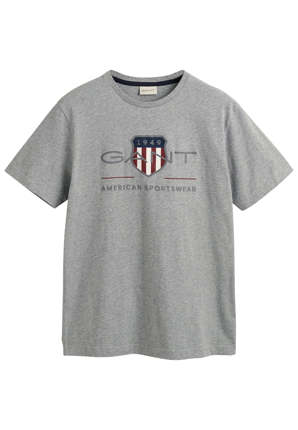 REG ARCHIVE SHIELD SS T-SHIRT - Print T-shirt - grey melange