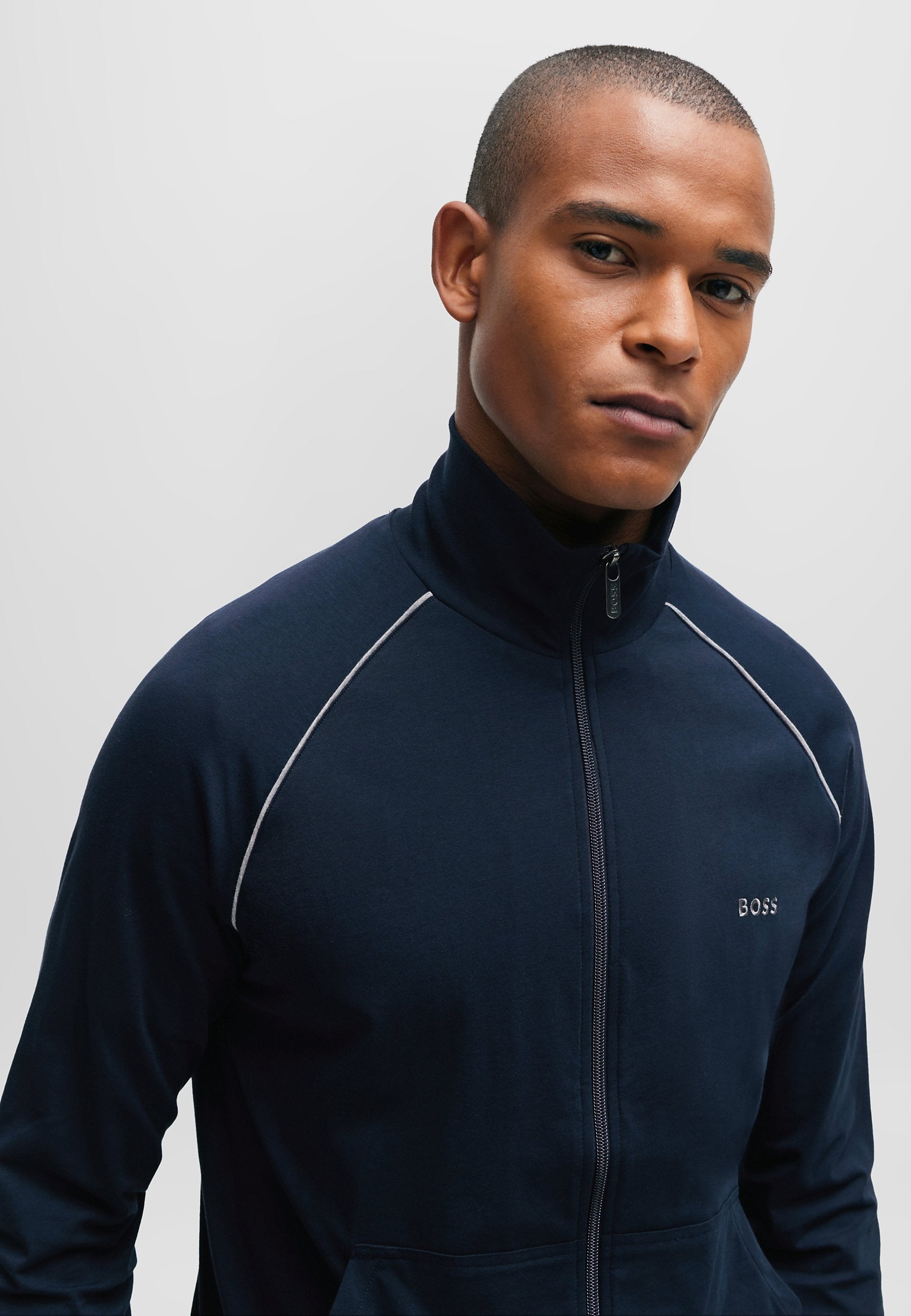 MIX & MATCH ZIPPER , STRETCH - Zip-up sweatshirt - dark blue
