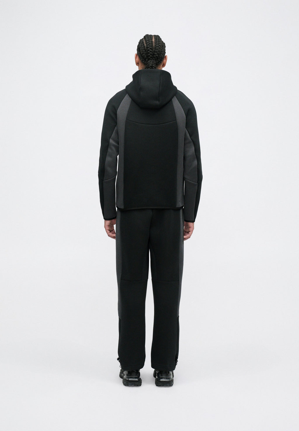 M NK TECH FLC PRO CB OH PANT - Tracksuit bottoms - black/anthracite