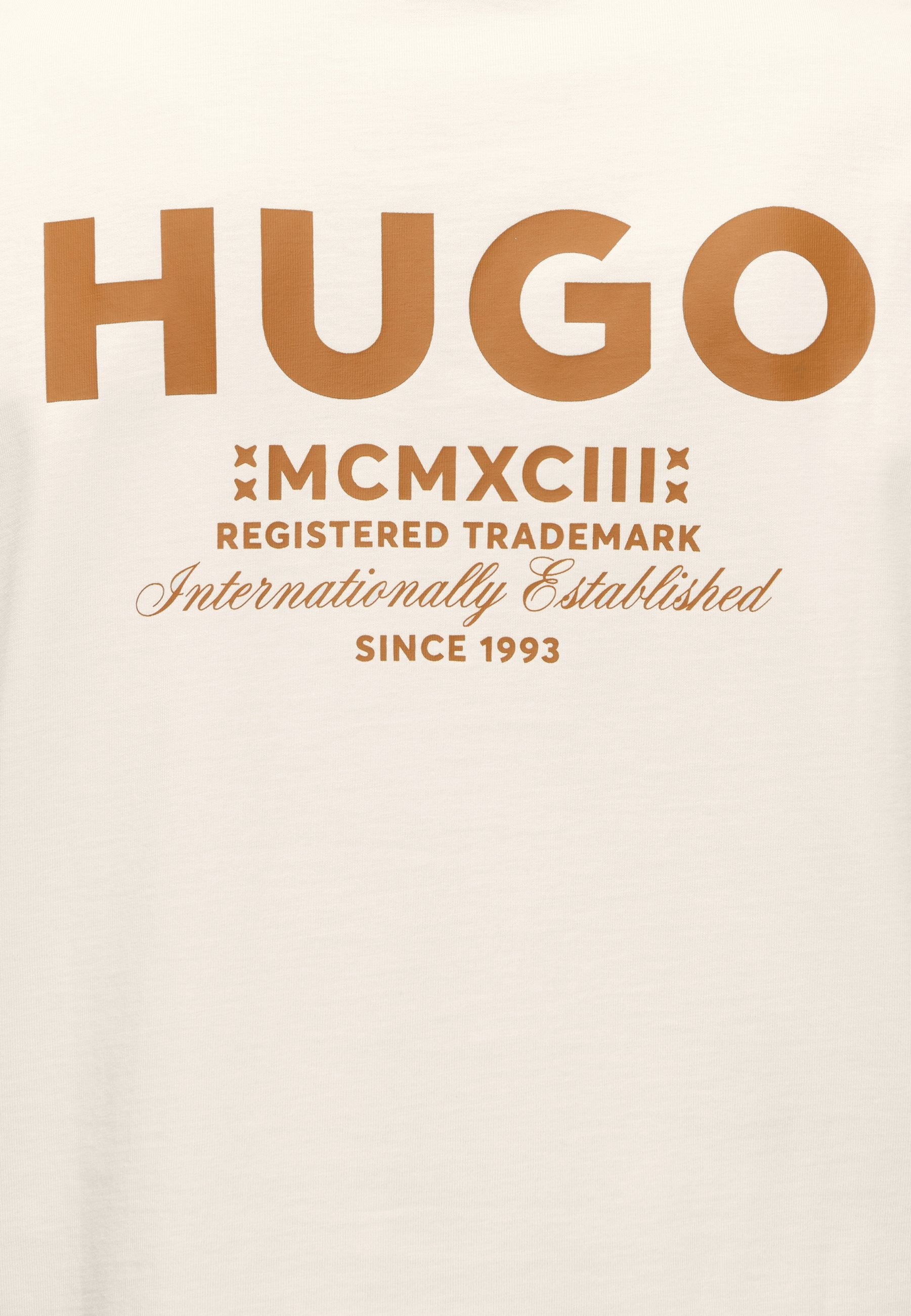 NALONO - Print T-shirt - open white