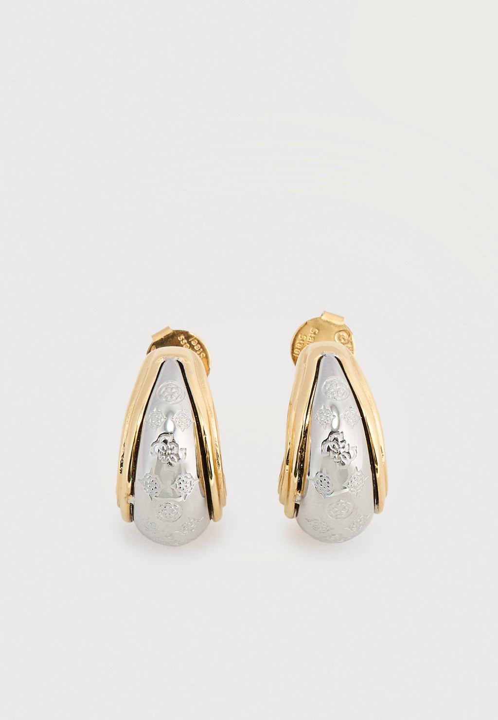 VIVA SOLEIL - Boucles d'oreilles - doré jaune/blanc