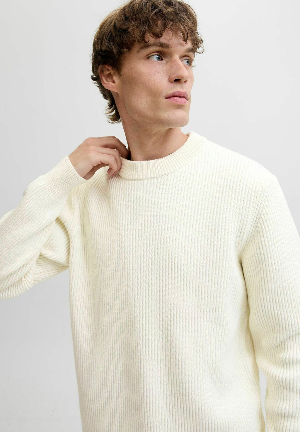 Knitted RDD Plain Knitted - Jumper - cloud dancer