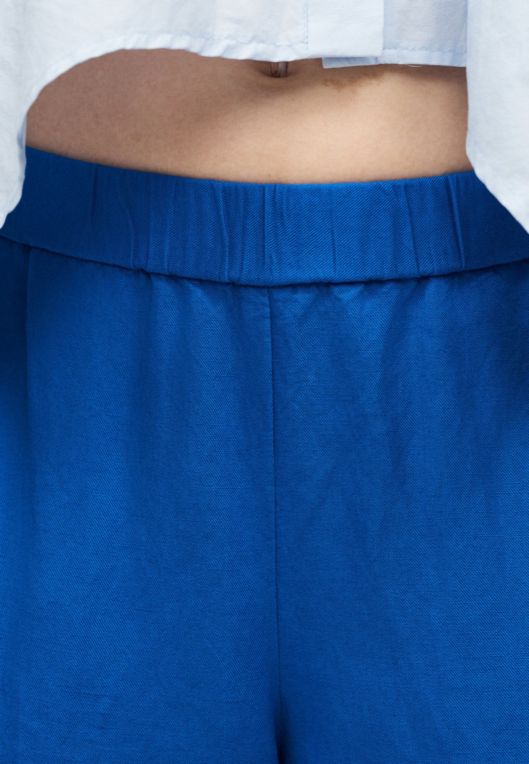 BLEND PULL ON PANTS - Trousers - royal blue