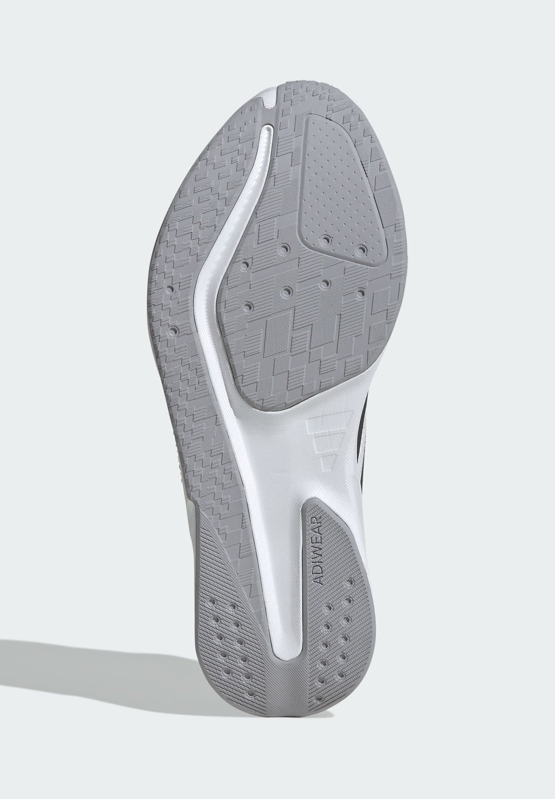 ADIDAS PERFORMANCE DURAMO RC2 RUNNING SHOES - Walking trainers - cloud white   grey five   halo silver