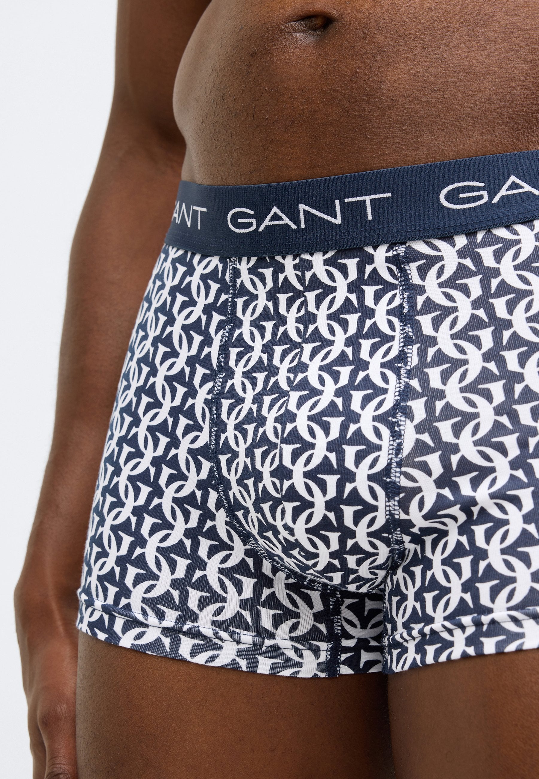 MONOGRAM PRINT TRUNK 3 PACK - Trunks - marine