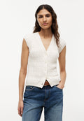 Cardigan - ivory petal