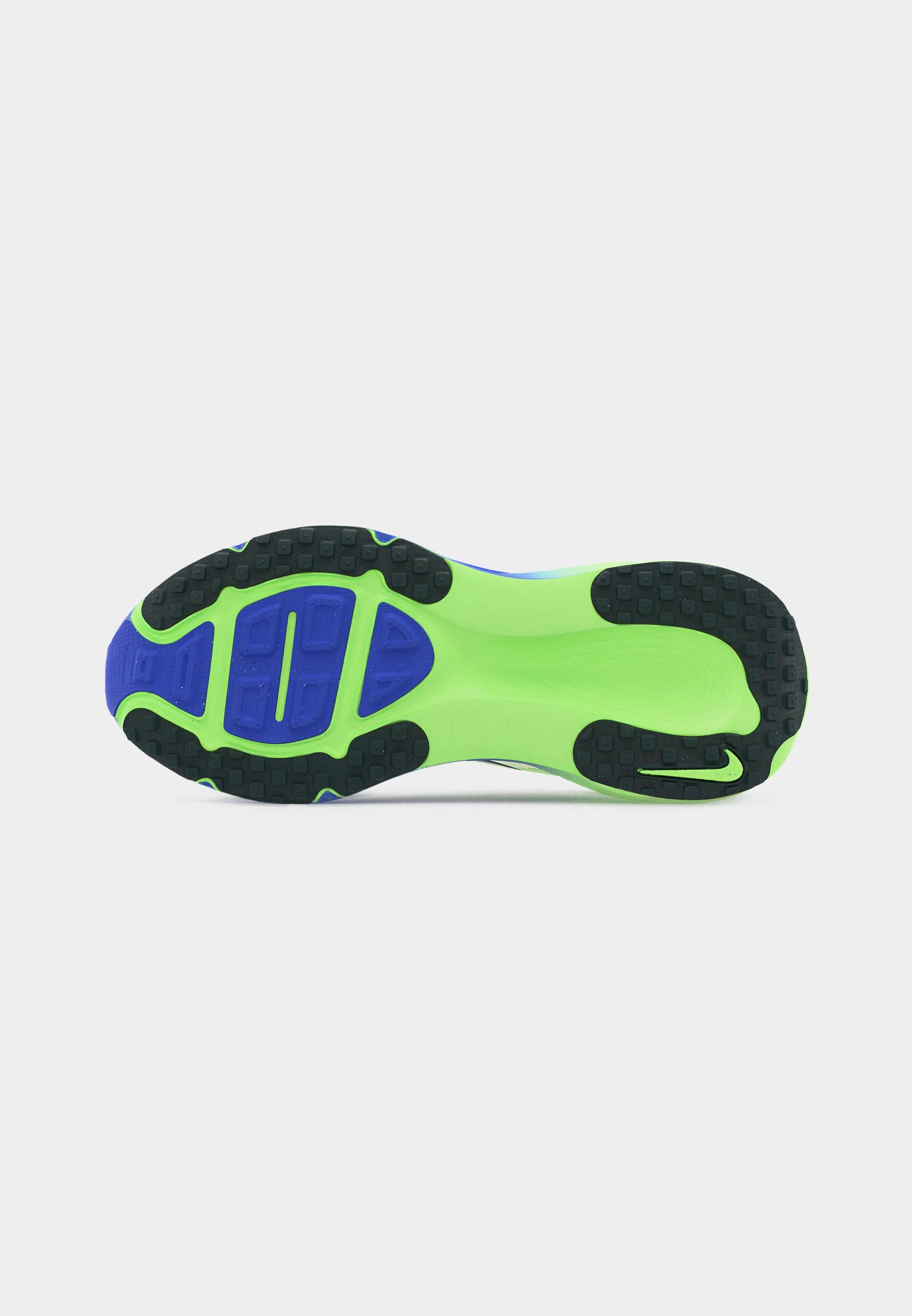 VOMERO UNISEX - Road running shoes - white/black spruce/volt tint/sapphire/lime blast