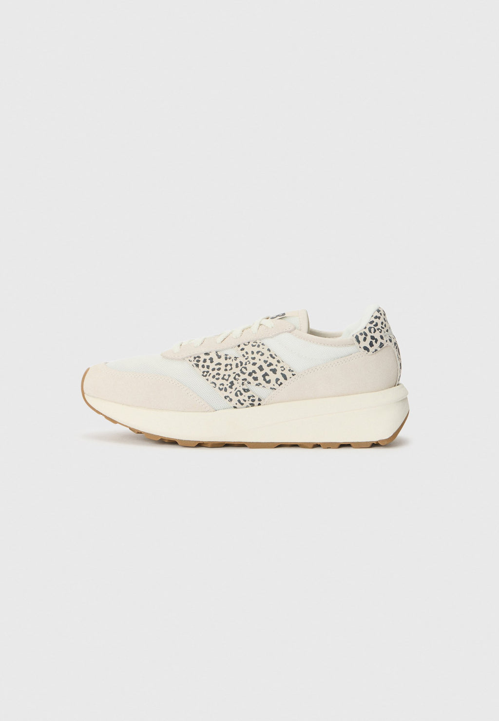 Trainers - leopard beige