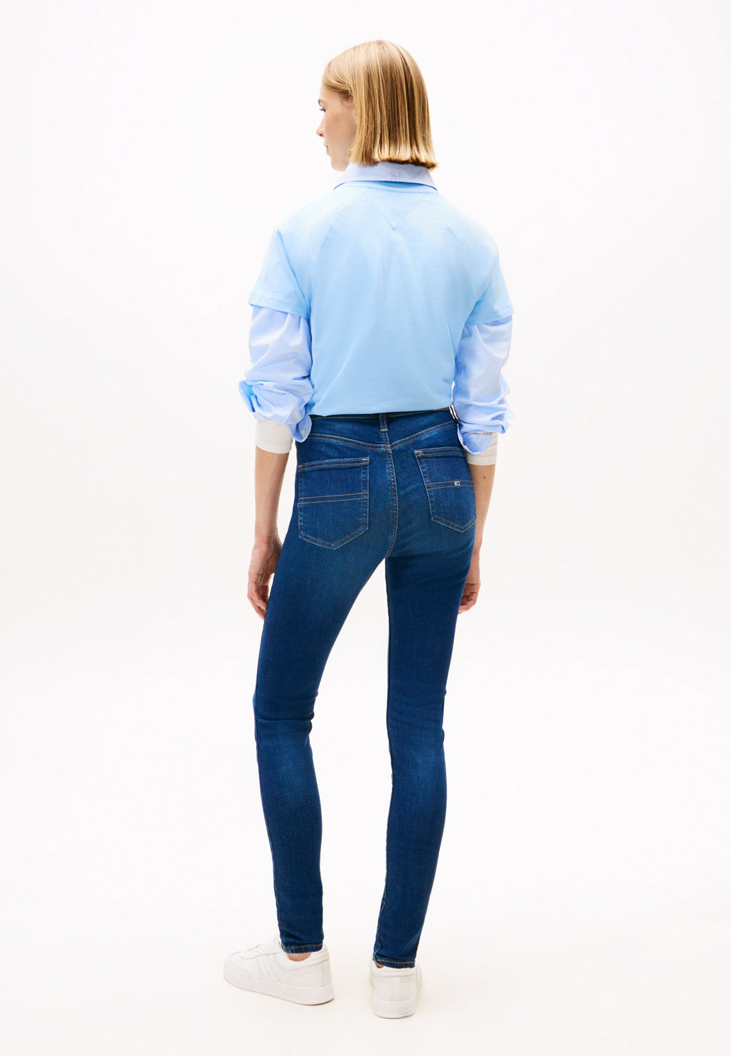 SYLVIA HGH SKN - Jean Skinny Fit - denim foncé