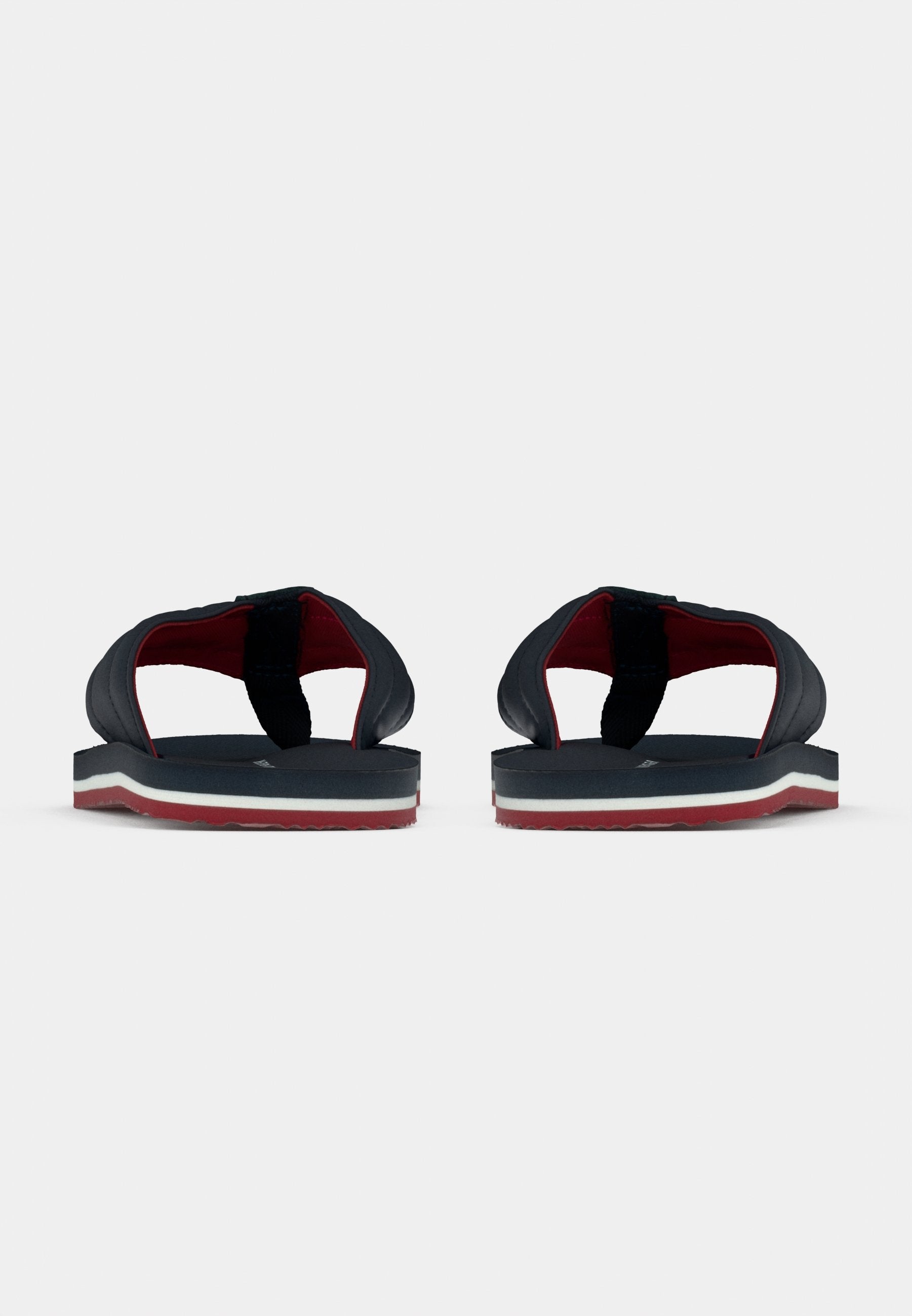 FLAG PADDED STRAP FLIP-FLOPS - T-bar sandals - desert sky