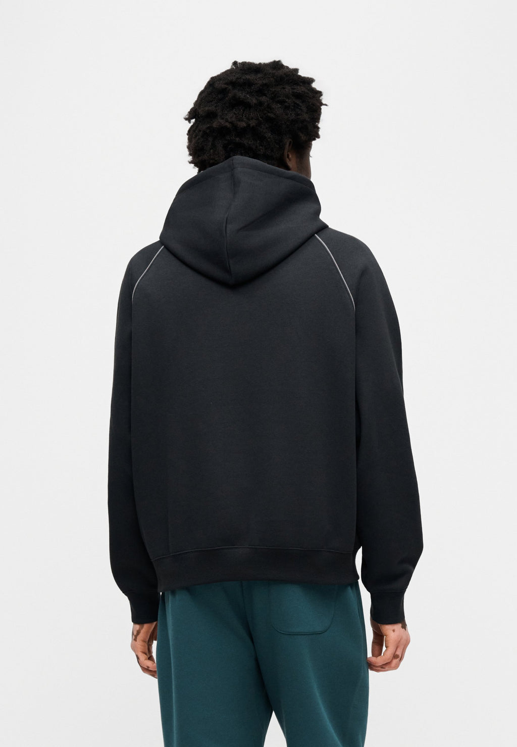 LINEAR GRAPHIC UNISEX - Hoodie - black