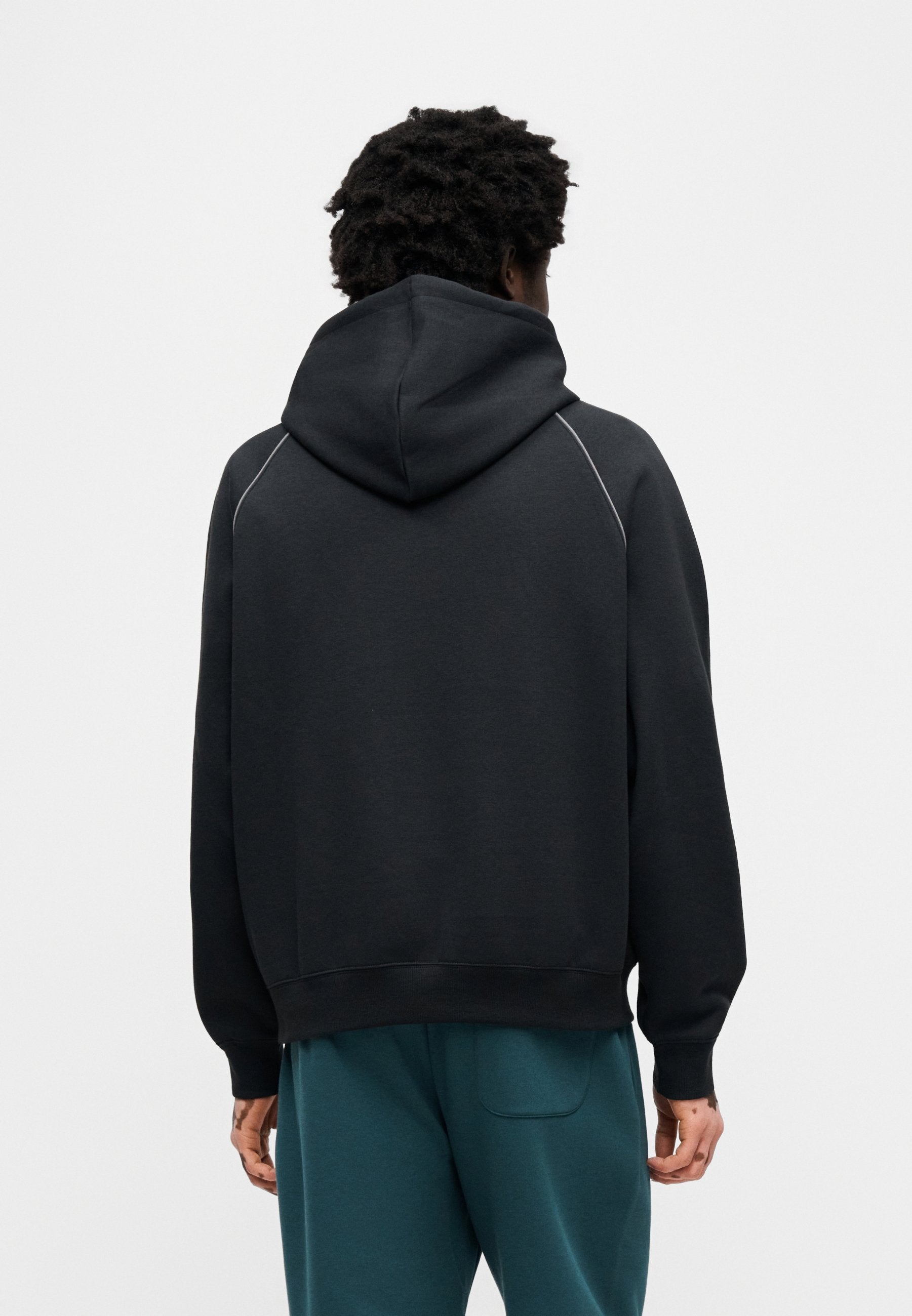 LINEAR GRAPHIC UNISEX - Hoodie - black