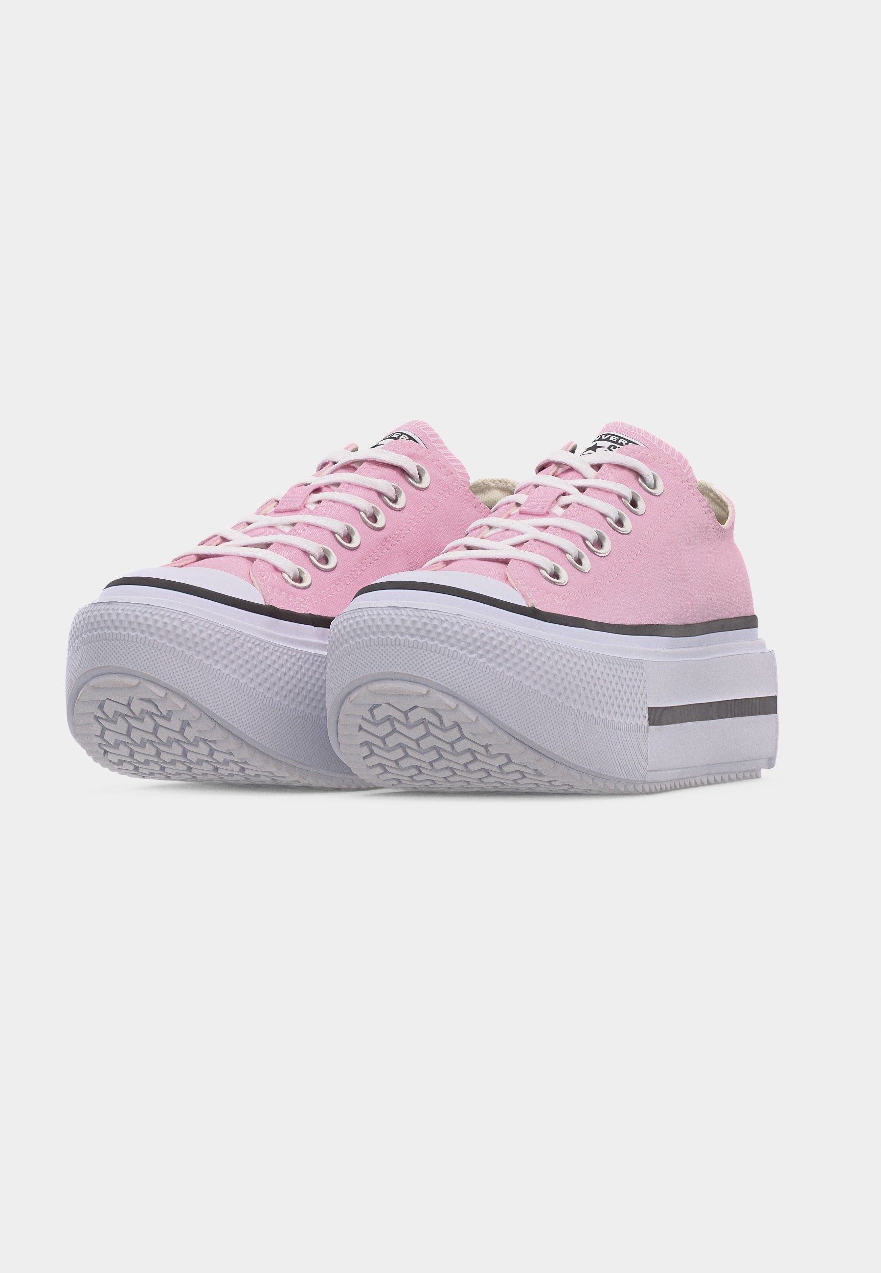 CHUCK TAYLOR ALL STAR LIFT DOUBLE STACK - Trainers - new found bloom/white/black
