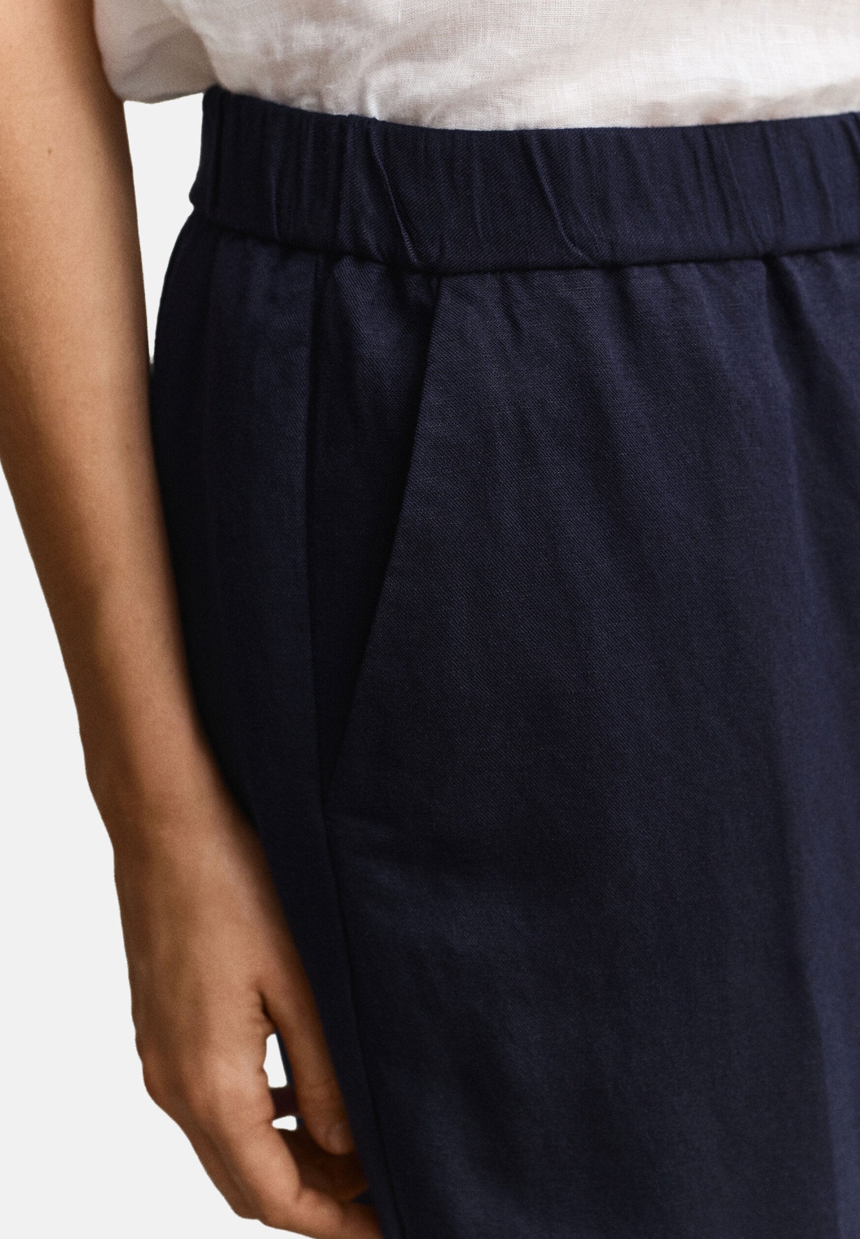 BLEND PULL ON PANTS - Trousers - evening blue