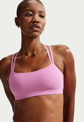 W NK DF ZENVY STRAPPY BRA - Soutien-gorge de sport à maintien léger - fuchsia/blanc