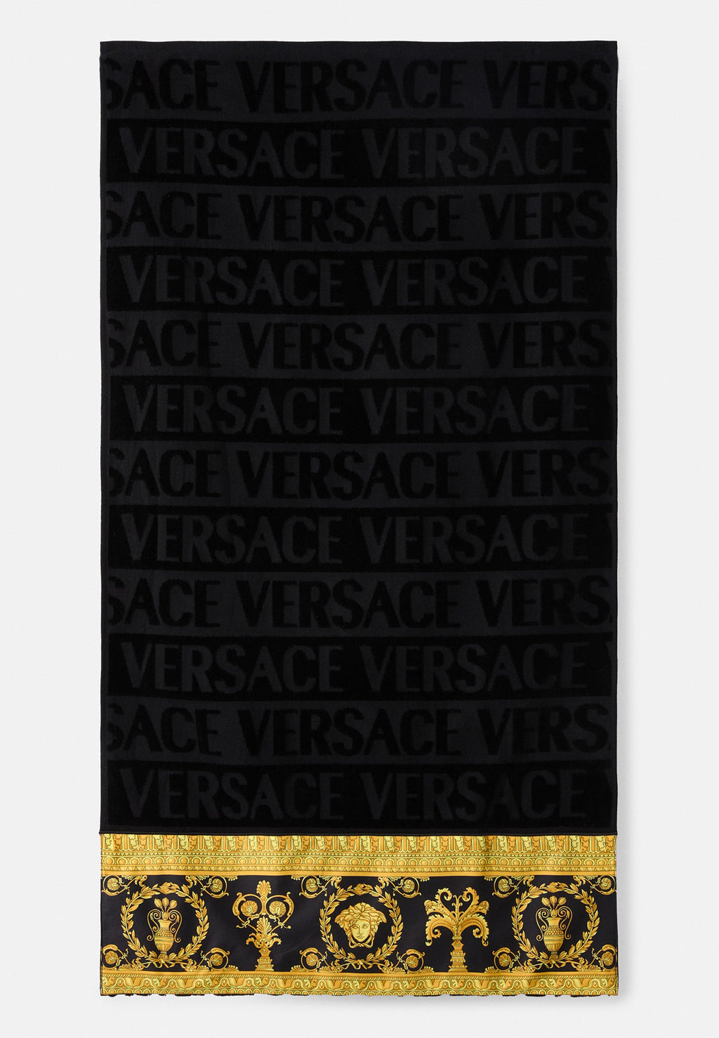 BATH TOWEL I HEART BAROQUE - Towel - black