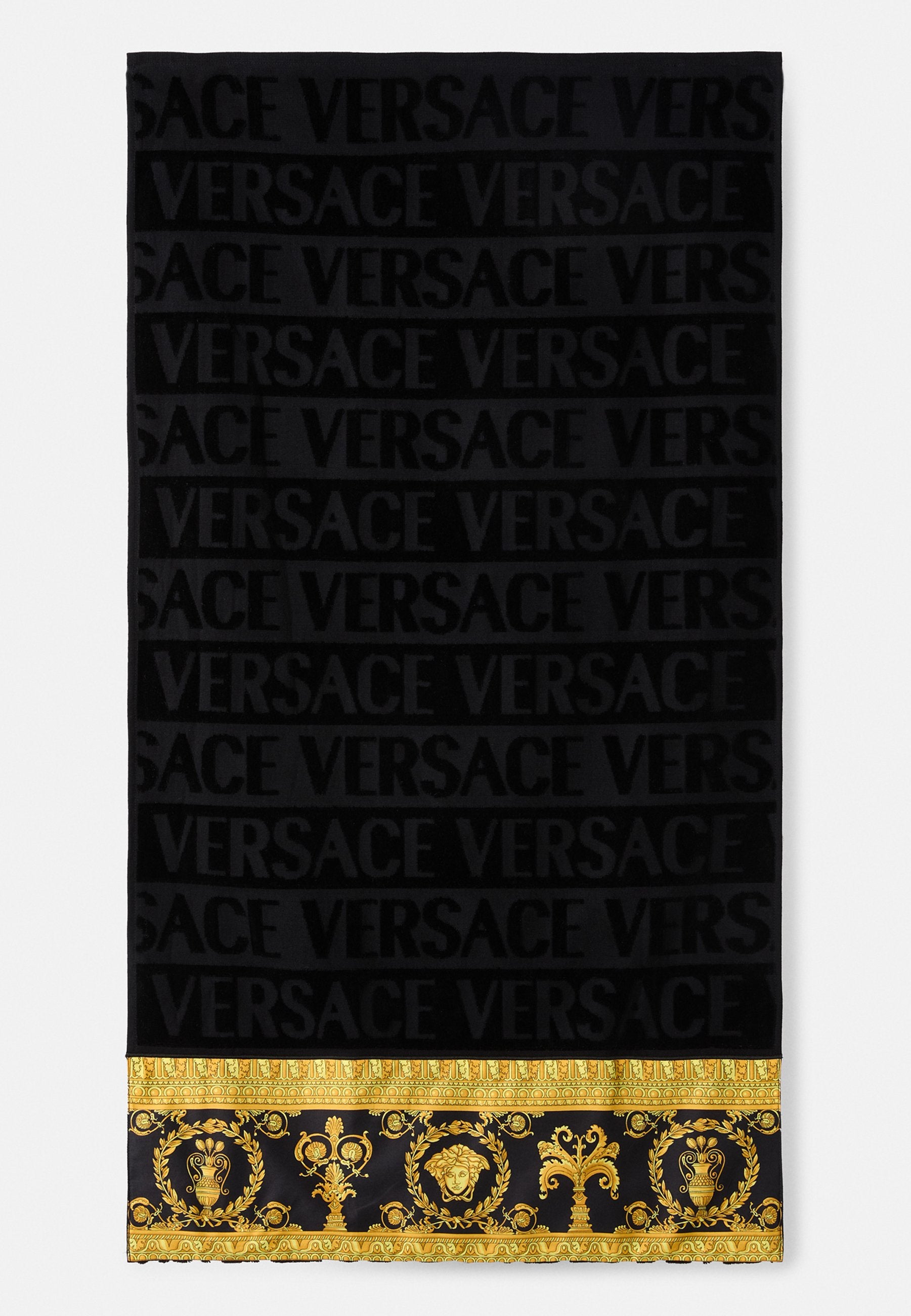 BATH TOWEL I HEART BAROQUE - Towel - black