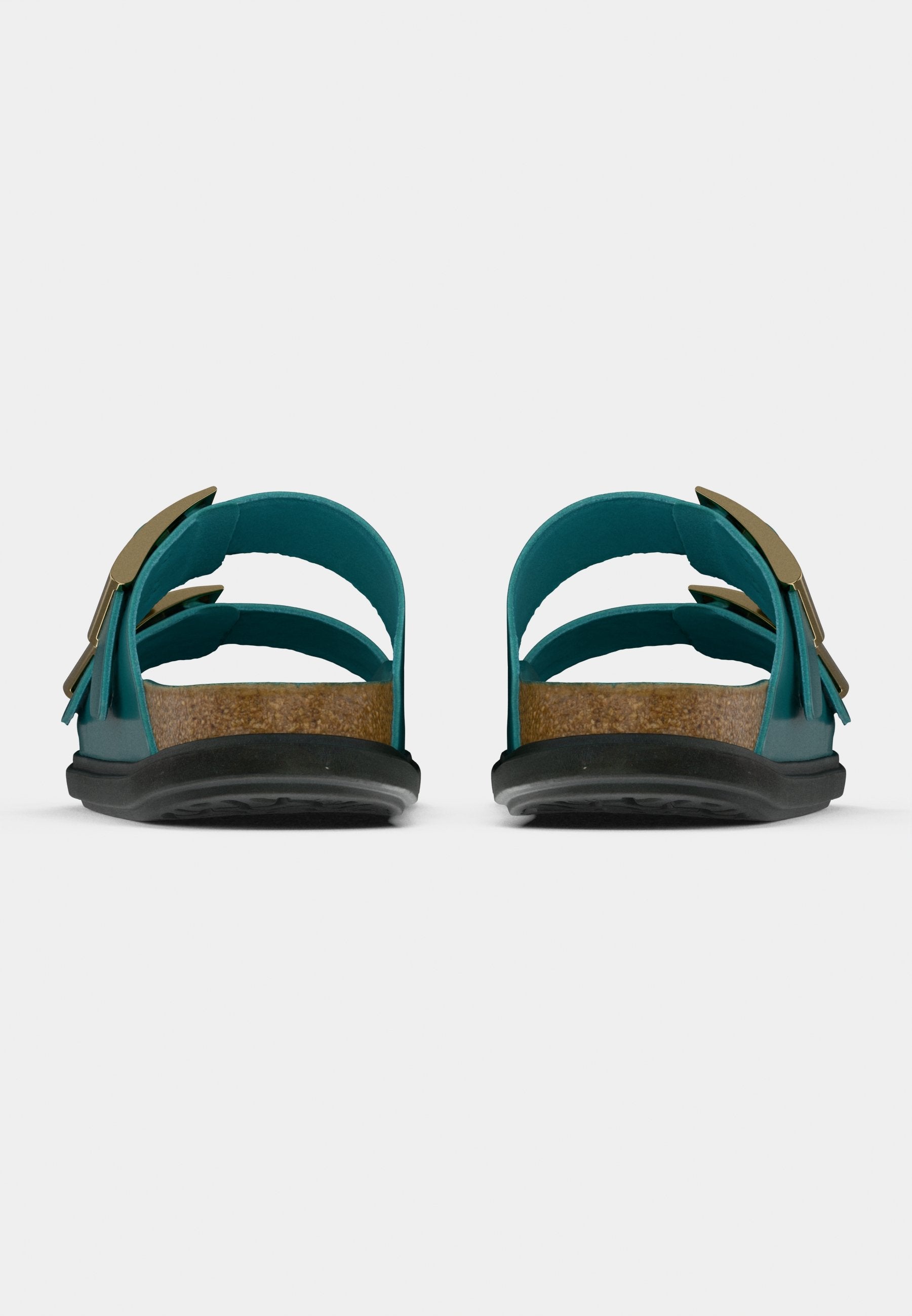 ARIZONA DB LENA HS DARK TEAL HEX CUPSOLES NARROW - Sandals - dark teal