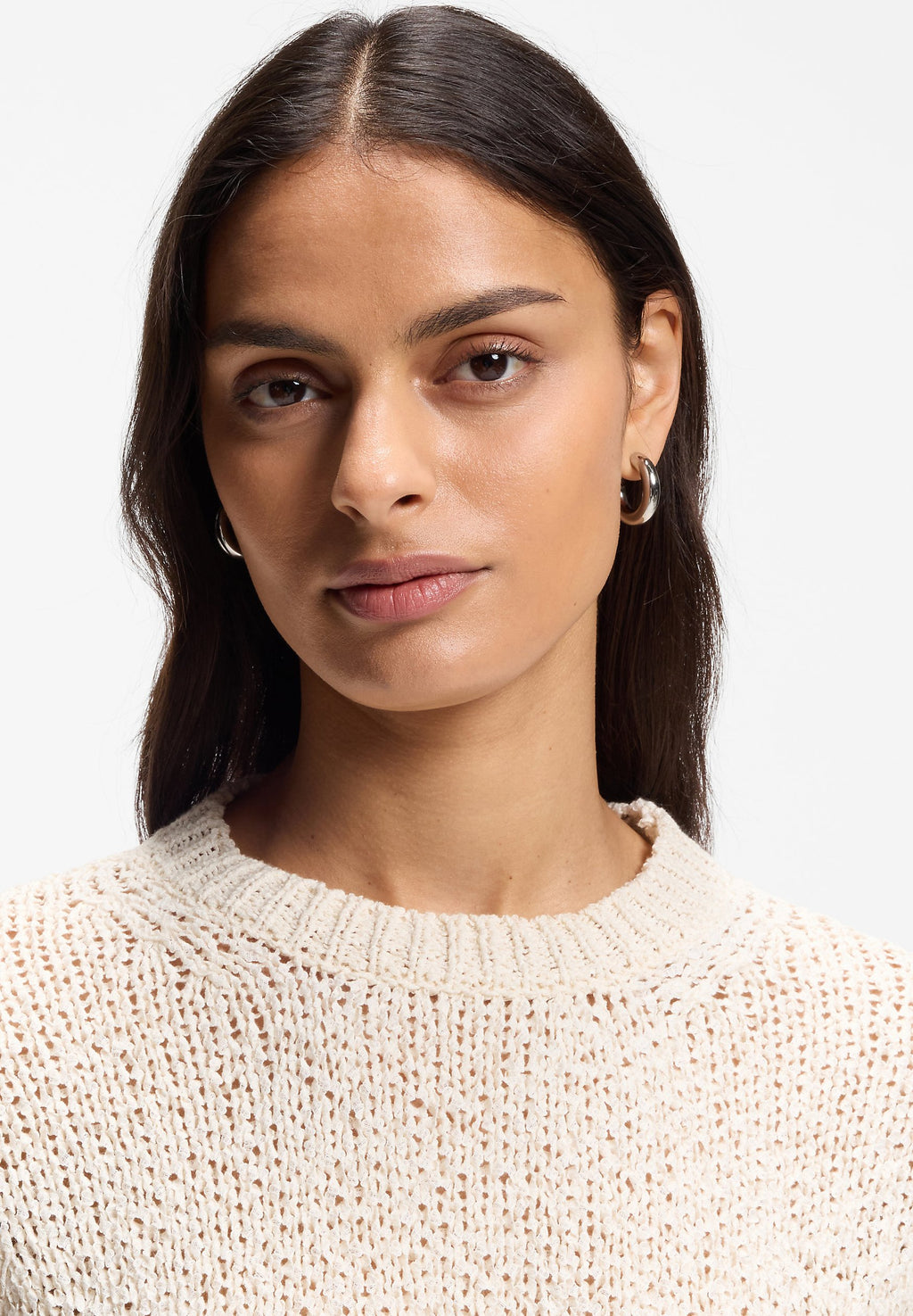FIBISCUS - Jumper - open white