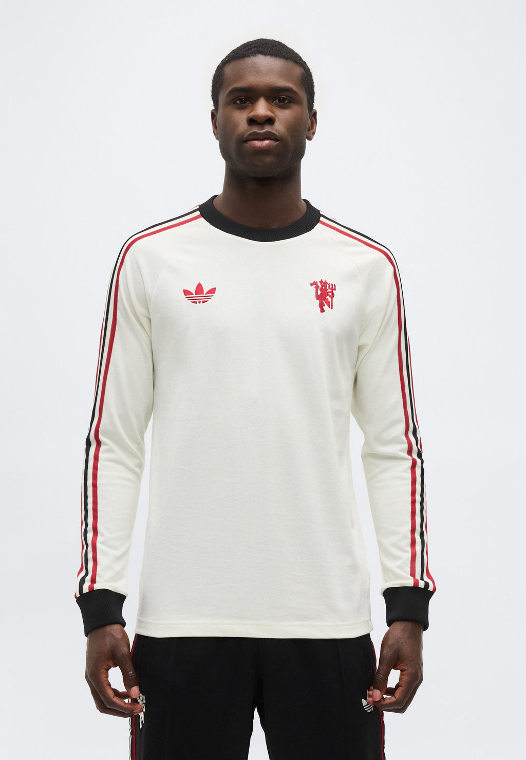 MANCHESTER UNITED LONG SLEEVE - Club wear - off-white