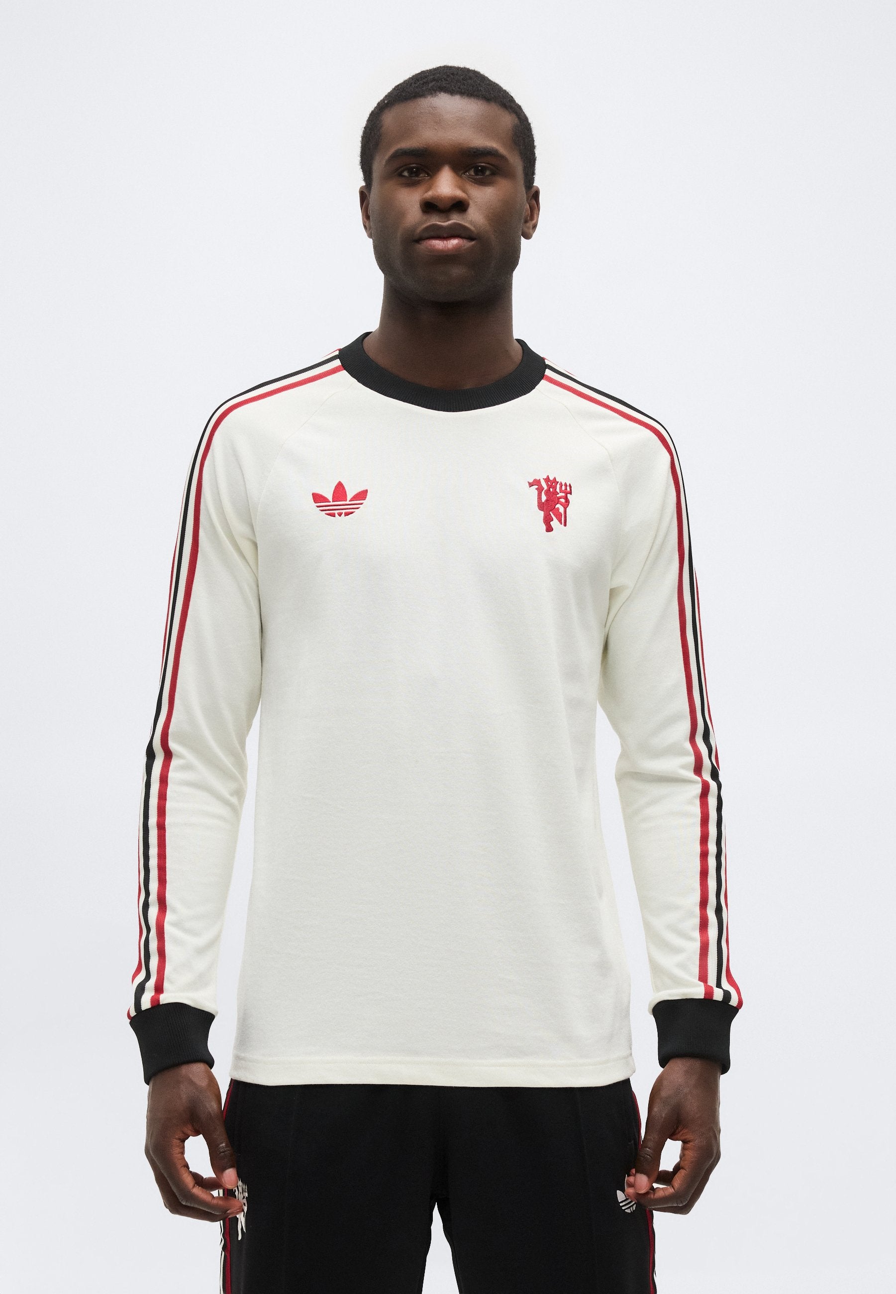 MANCHESTER UNITED LONG SLEEVE - Club wear - off-white