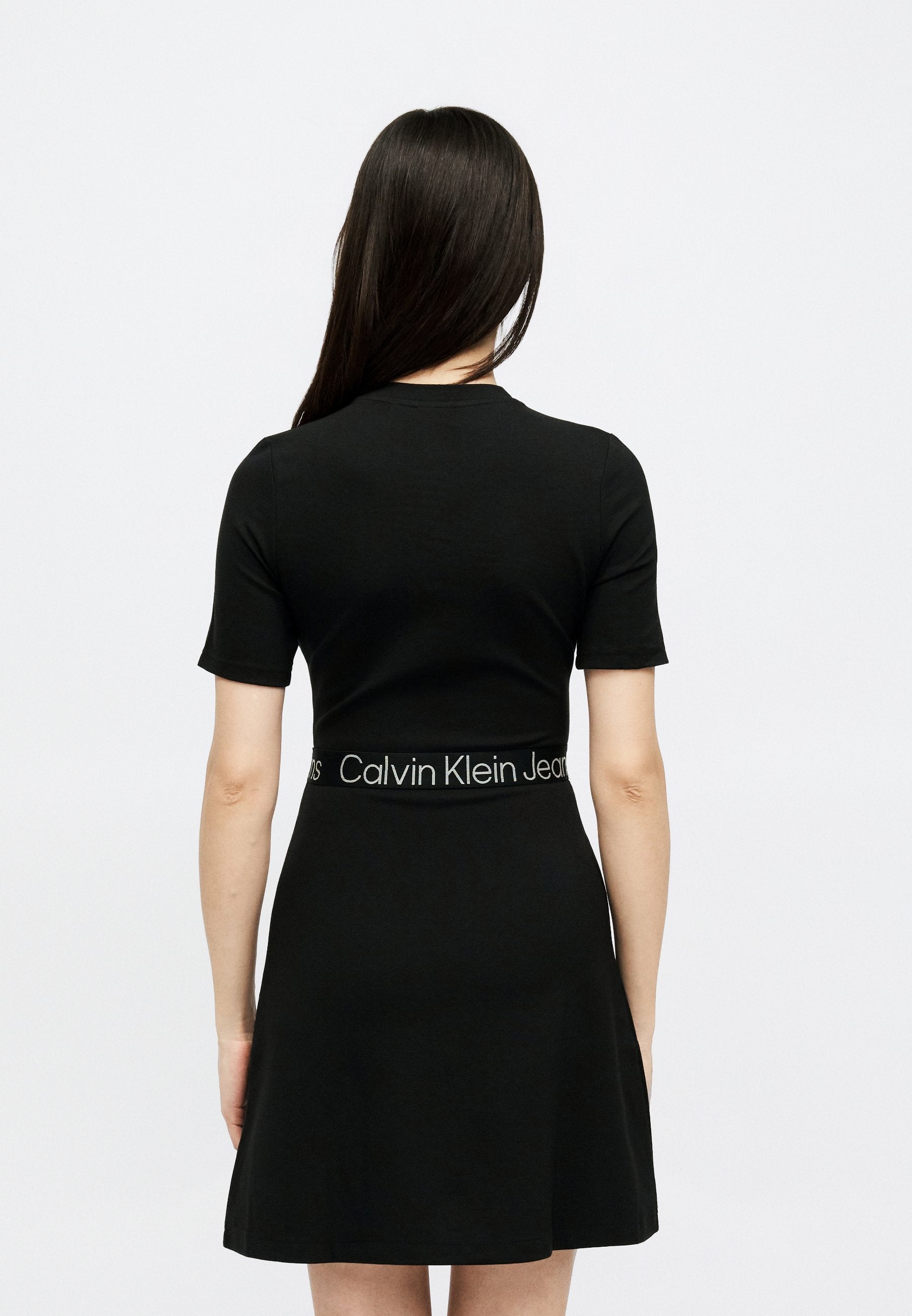 TAPE MILANO DRESS - Jersey dress - black