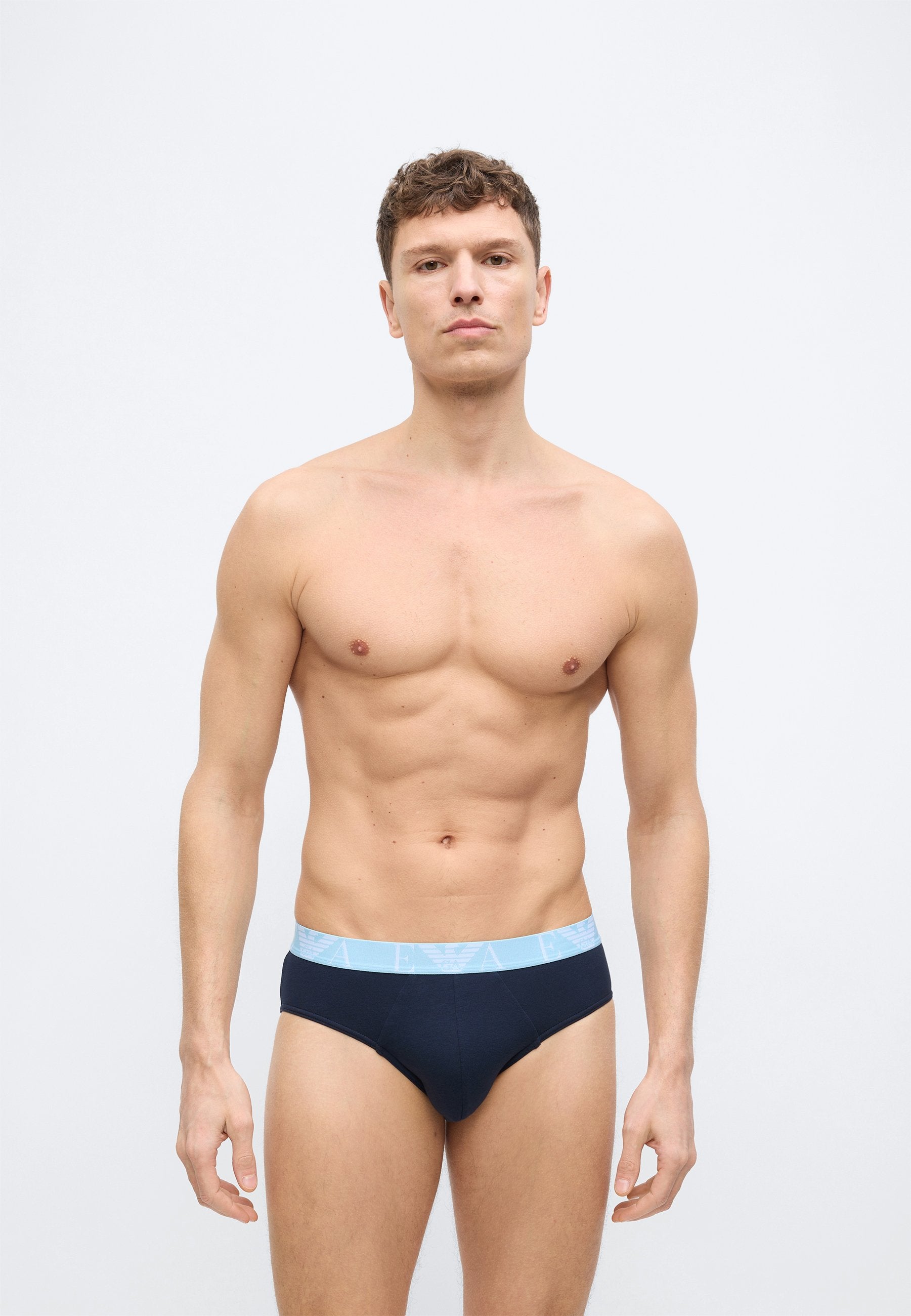 BOLD MONOGRAM BRIEF 3 PACK - Briefs - black/blue