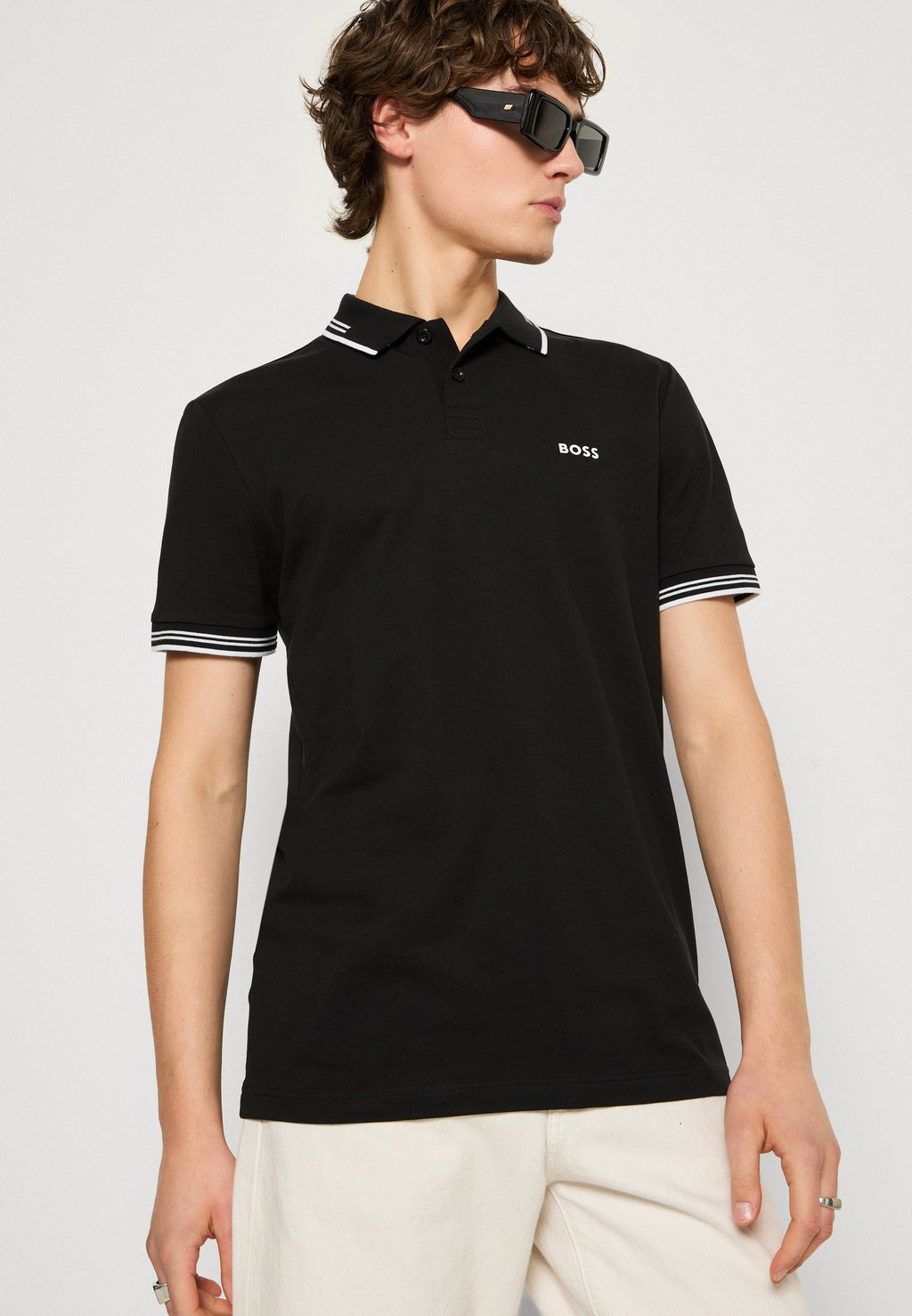 PAUL - Polo shirt - black