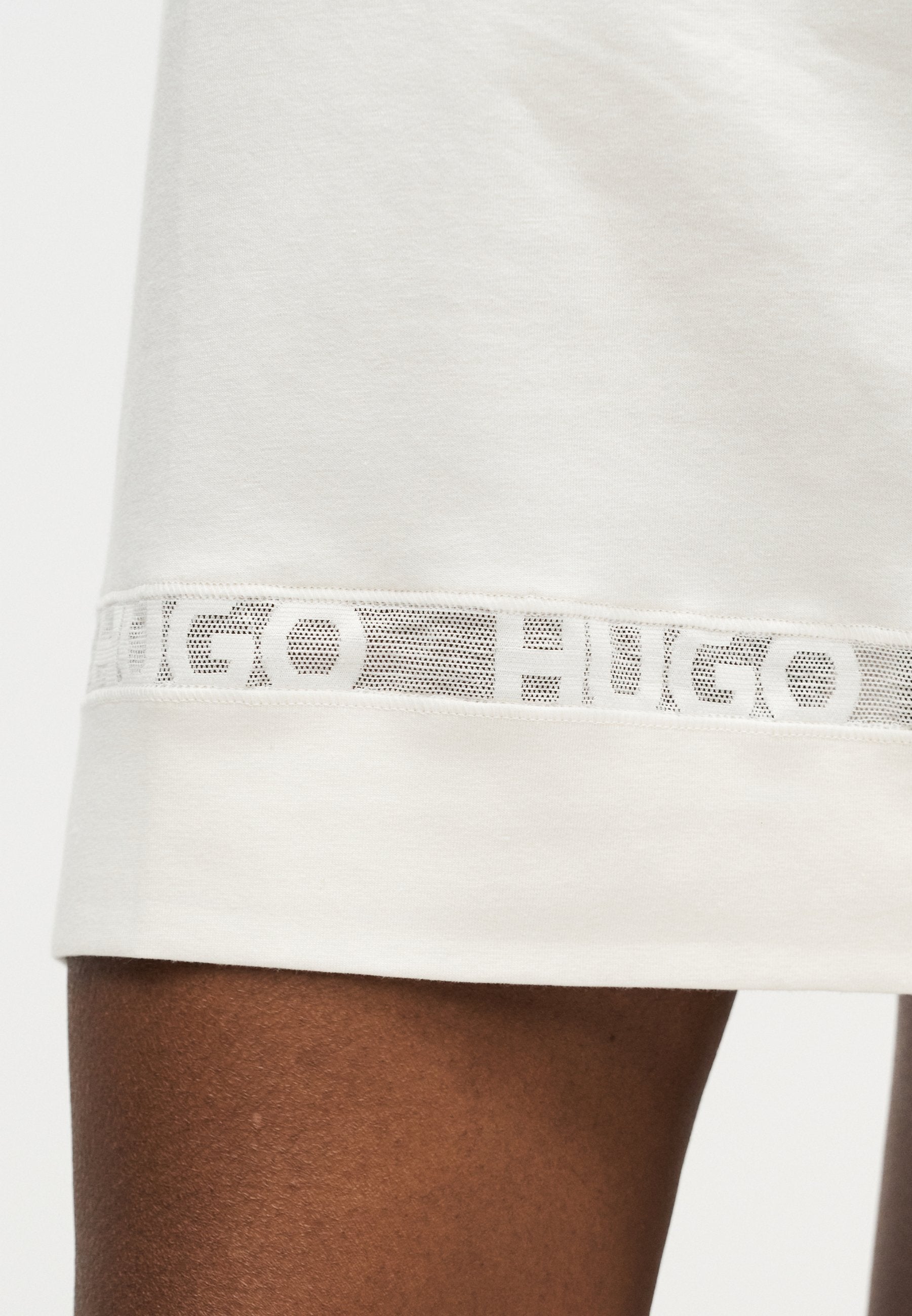 LOGO NIGHTY - Nightie - open white