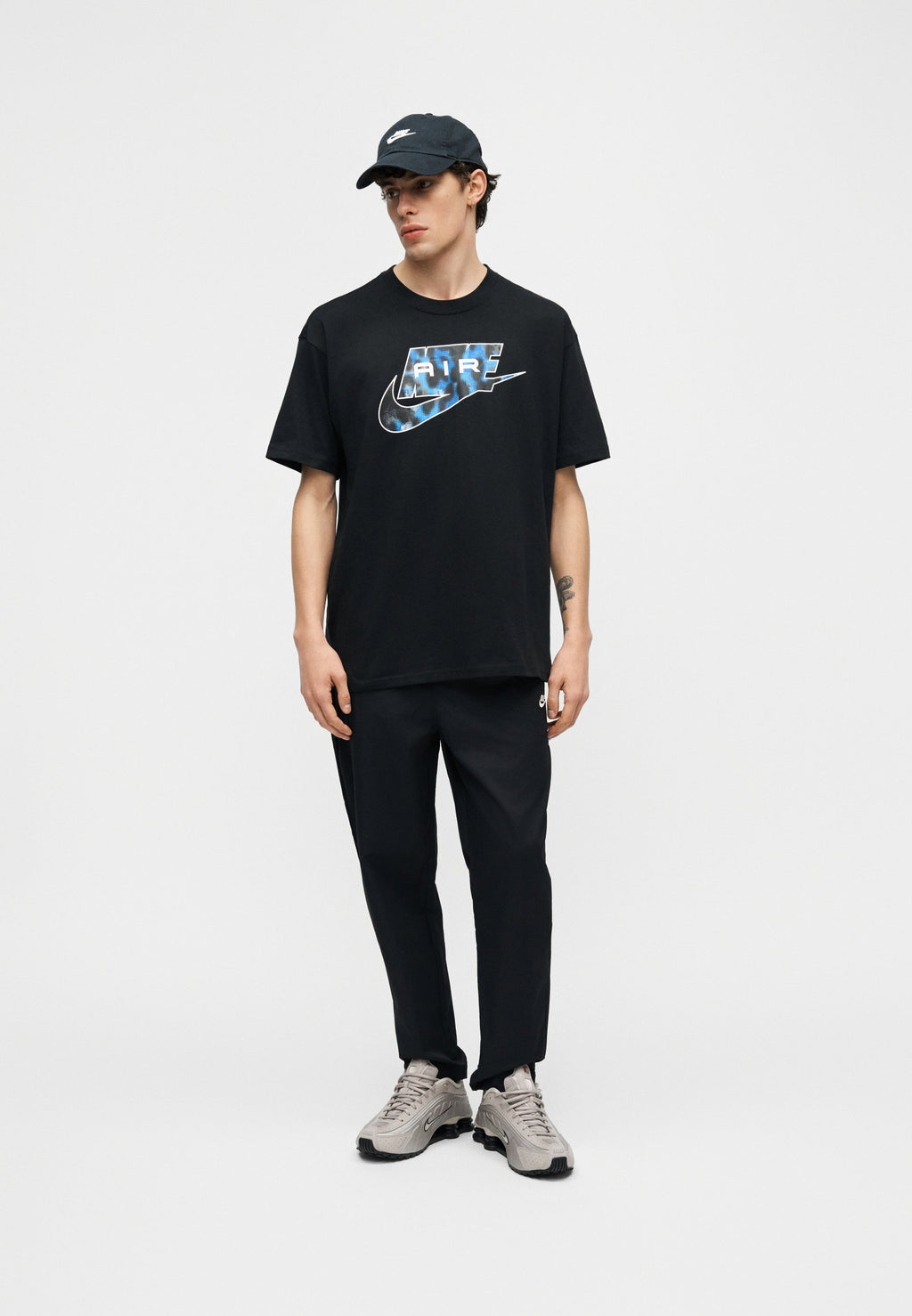 TEE AIR - Print T-shirt - black