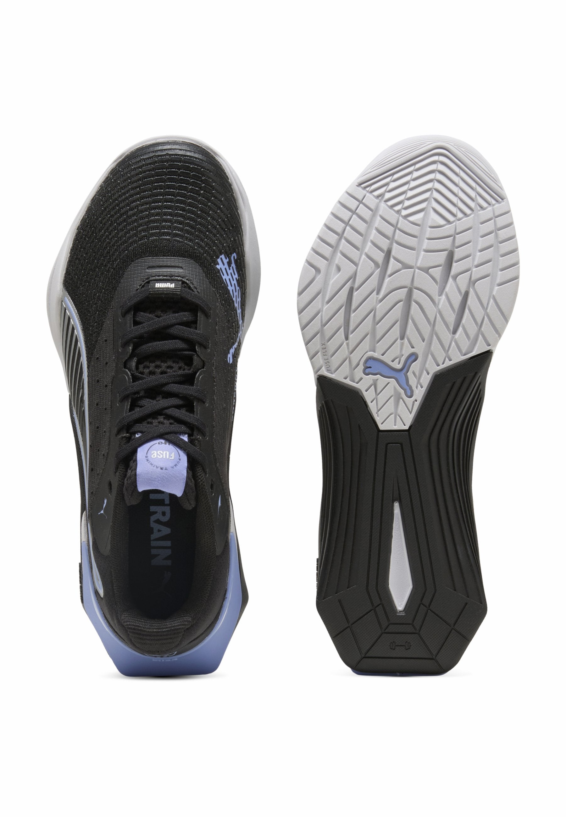 FUSE 4.0 WNS - Training shoe - black-intense lavender- silver