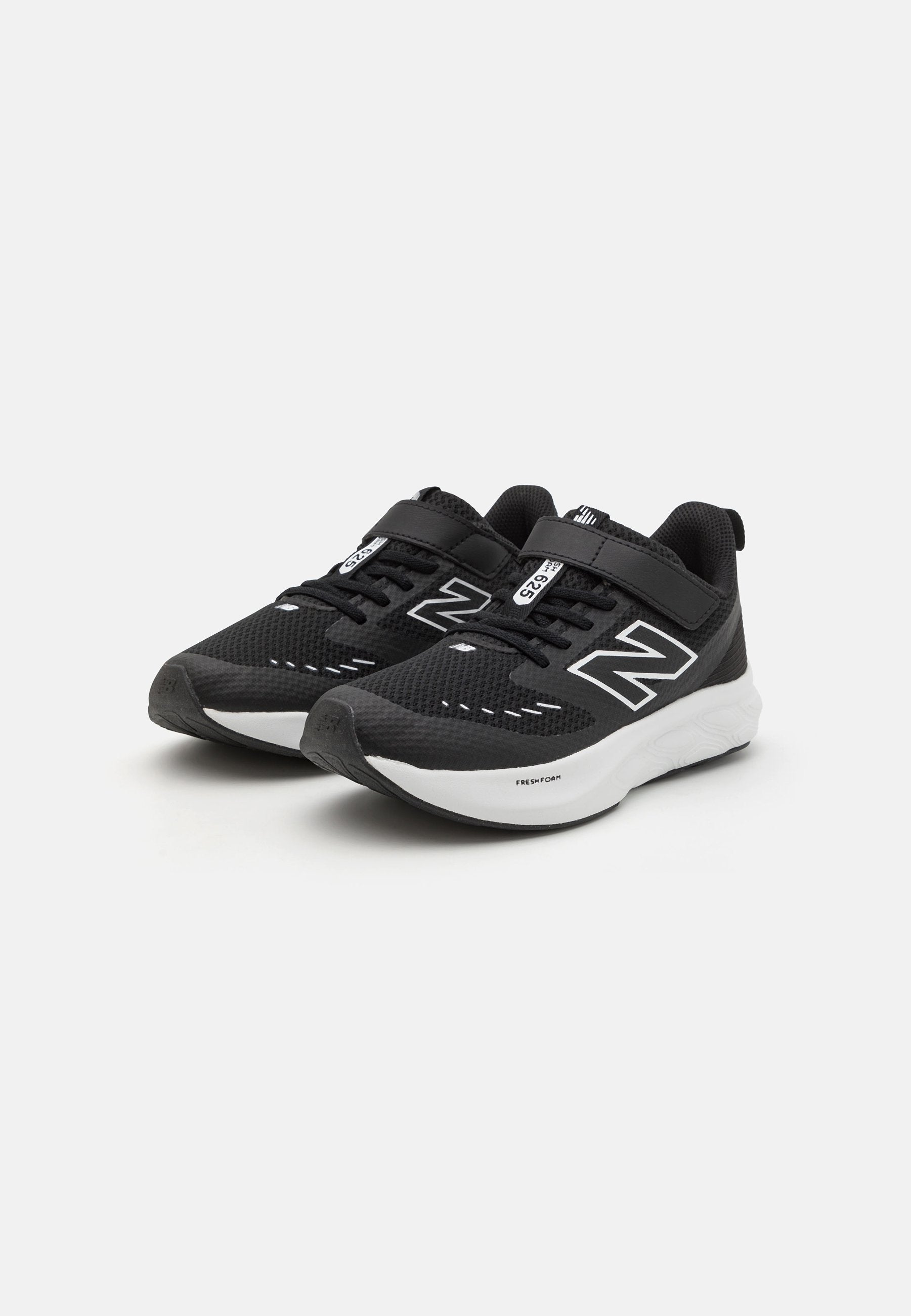 625 HOOK & LOOP UNISEX - Road running shoes - black