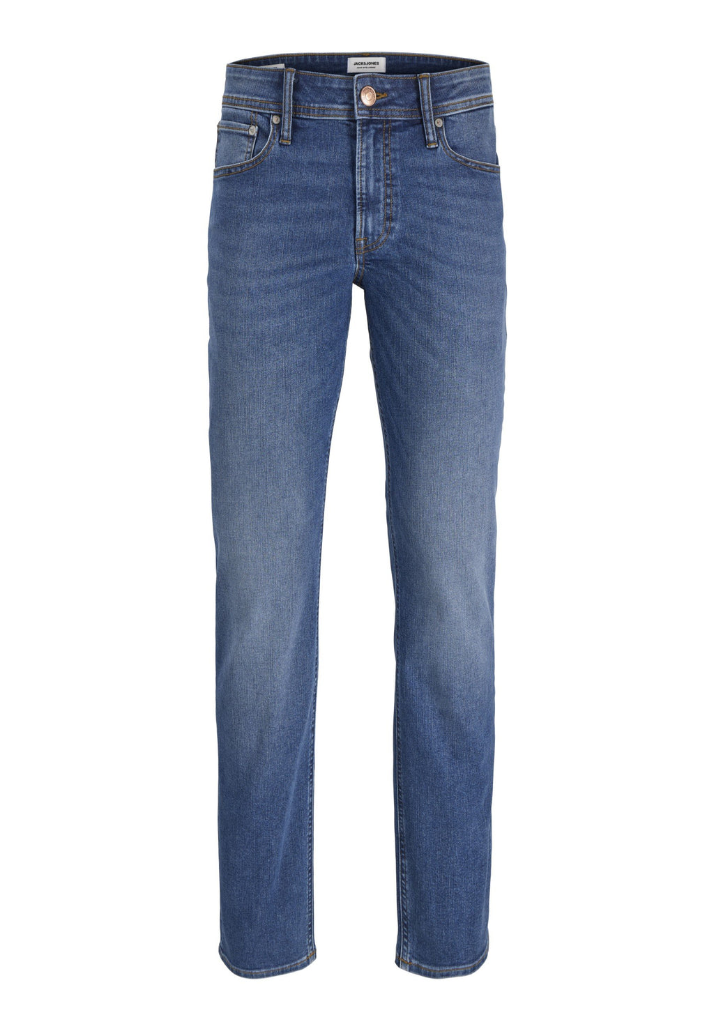 Regular fit JJICLARK JJBASIC SQ 223 NOOS - Straight leg jeans - blue denim