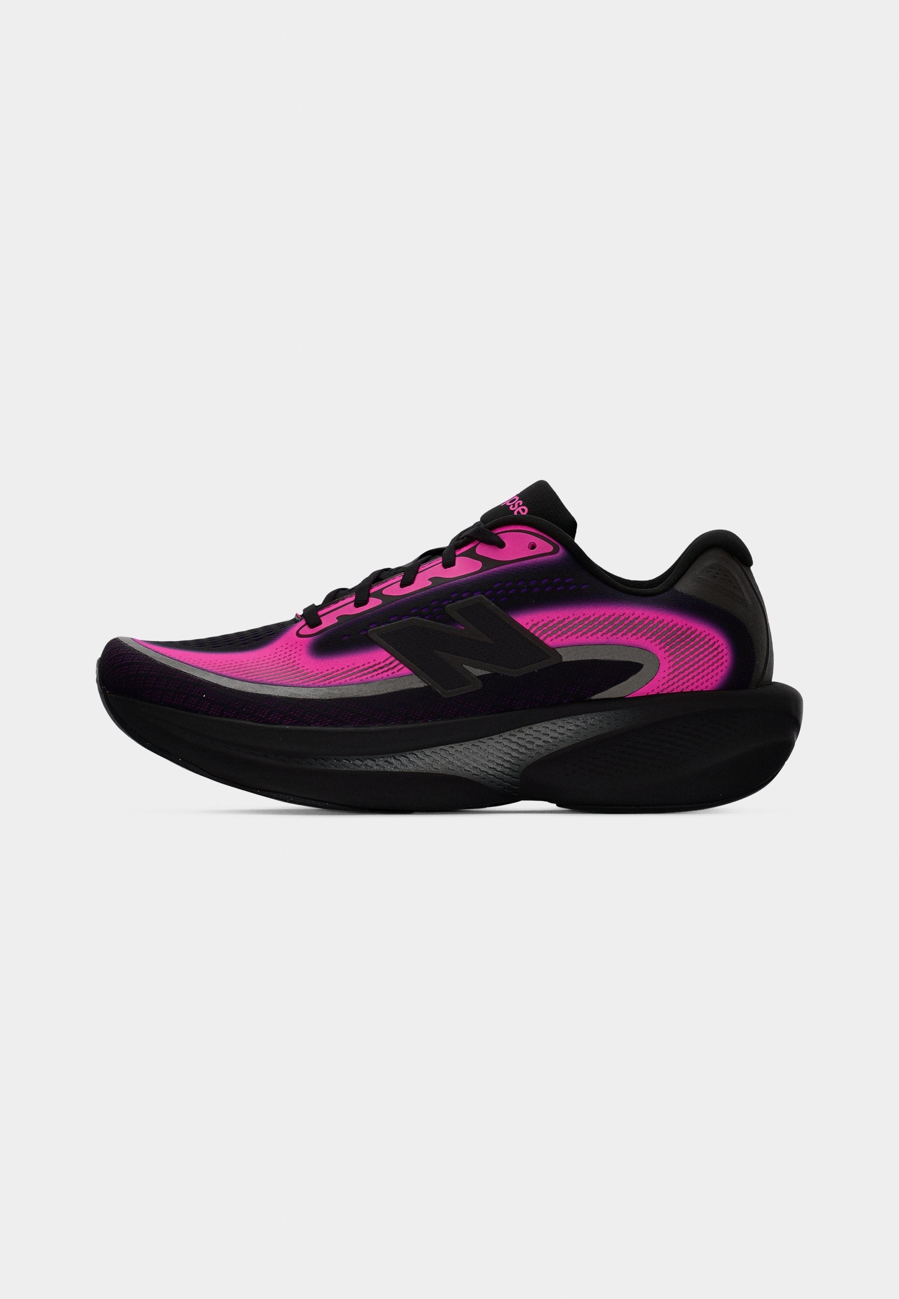 ELLIPSE V1 - Chaussures de course sur route - noir/rose fluo