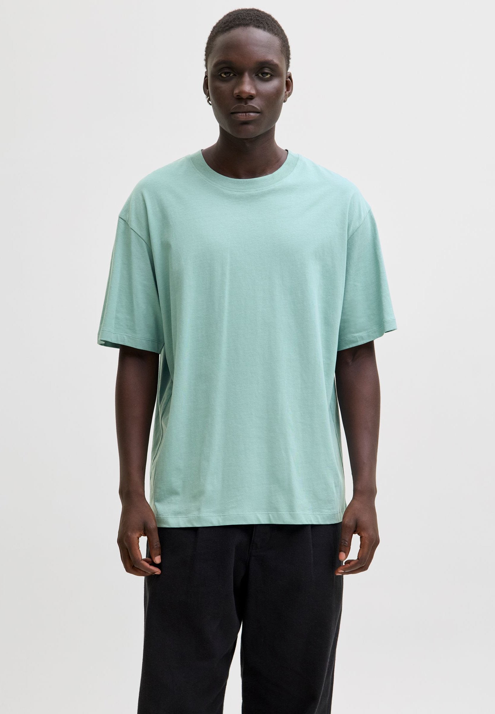 Plain - Basic T-shirt - mineral blue