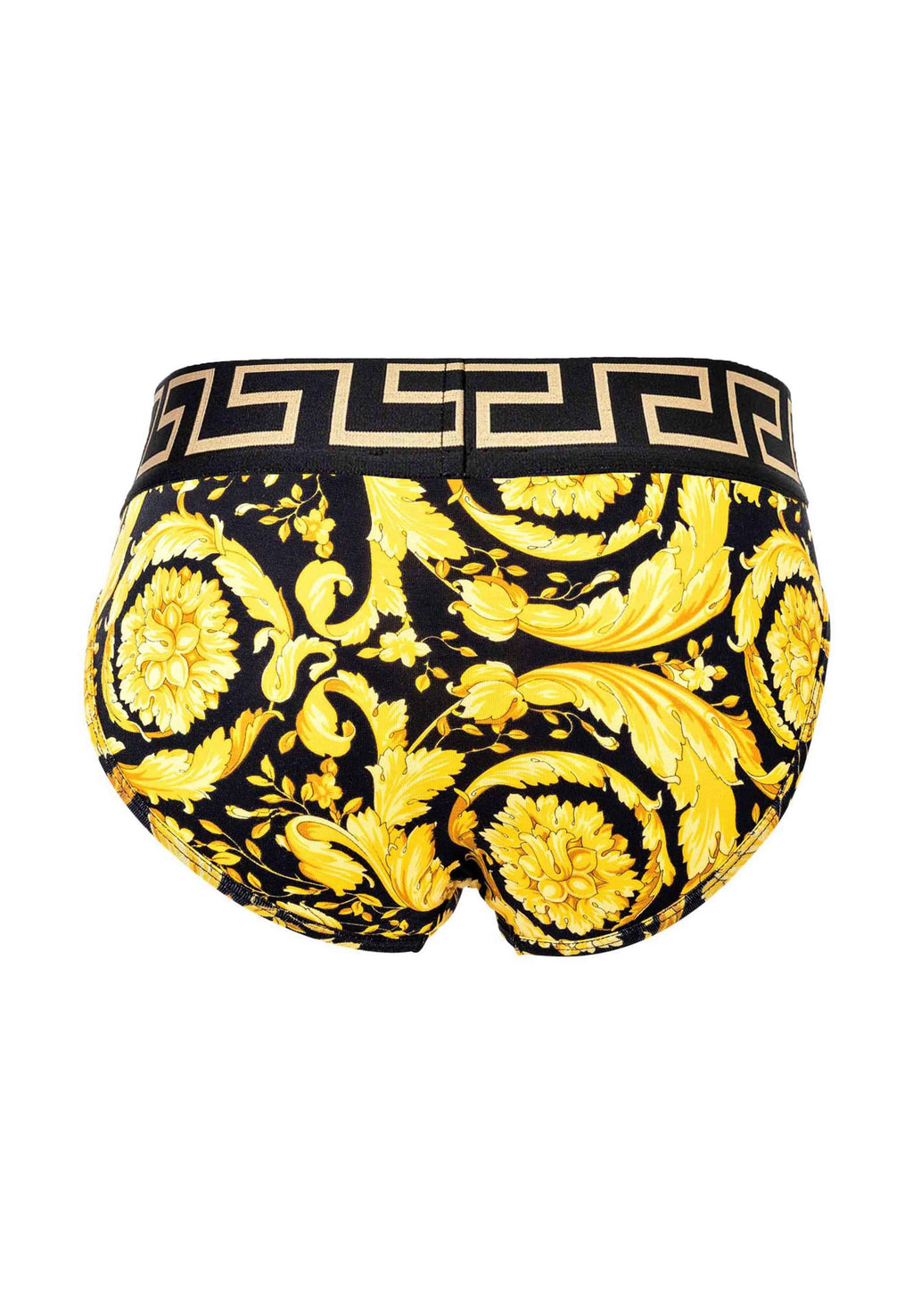 STRETCH BAROCCO SS92 ALL OVER - NEW LOGO - Briefs - black print
