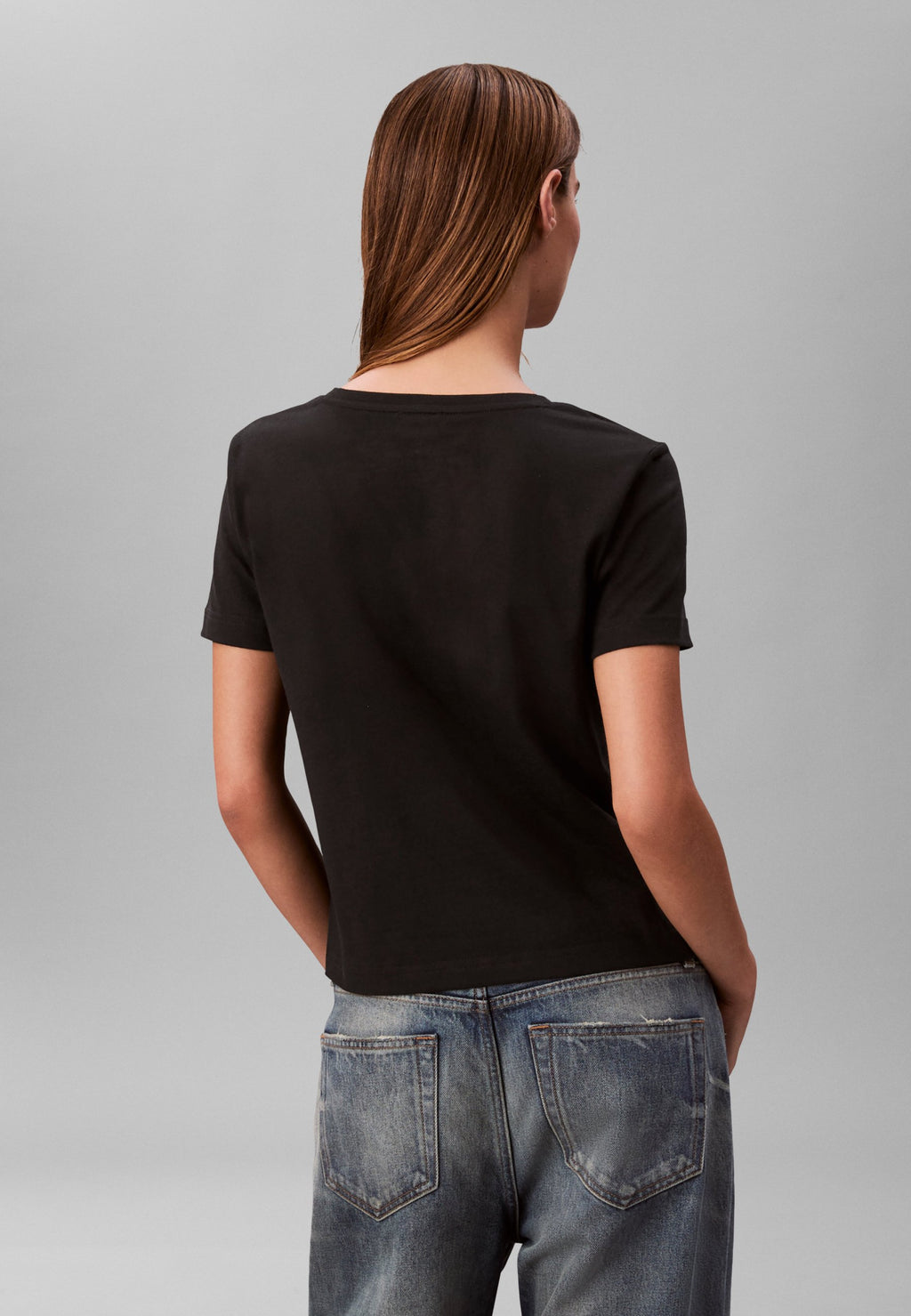 MONOGRAM TEE - Basic T-shirt - black