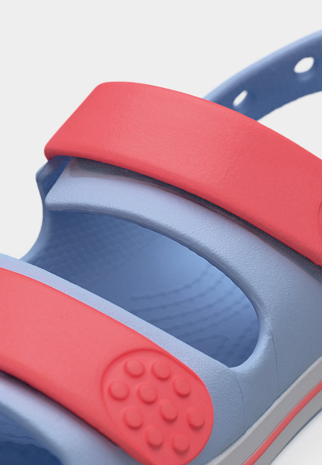 CROCBAND CRUISER - Pool slides - blue frost/guava