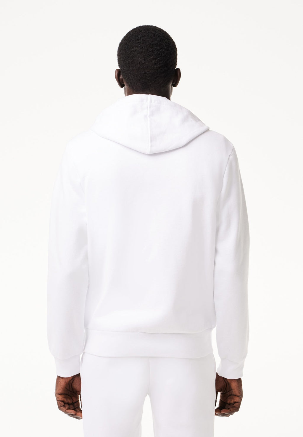 Zip-up sweatshirt - blanc