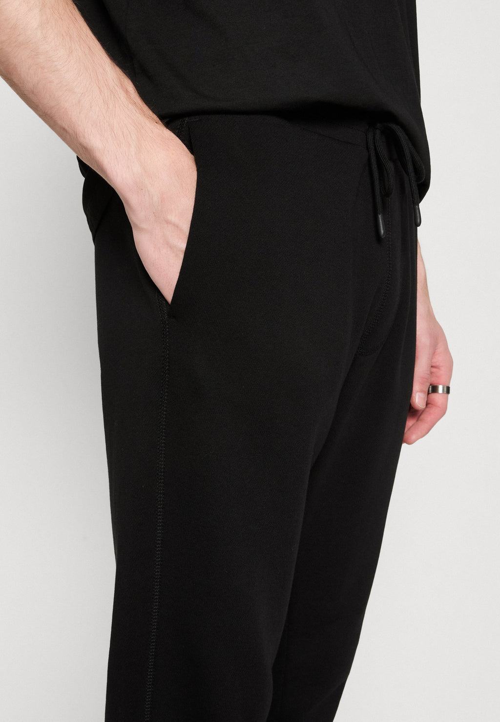 SESTART - Tracksuit bottoms - black