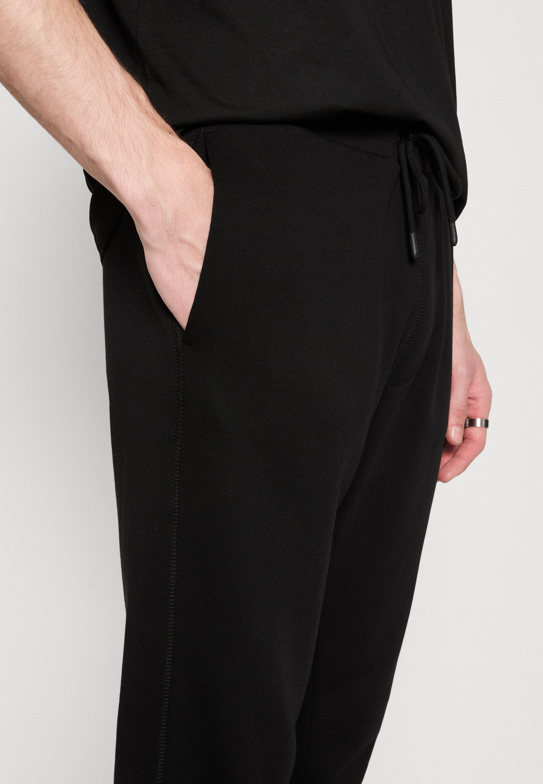 SESTART - Tracksuit bottoms - black