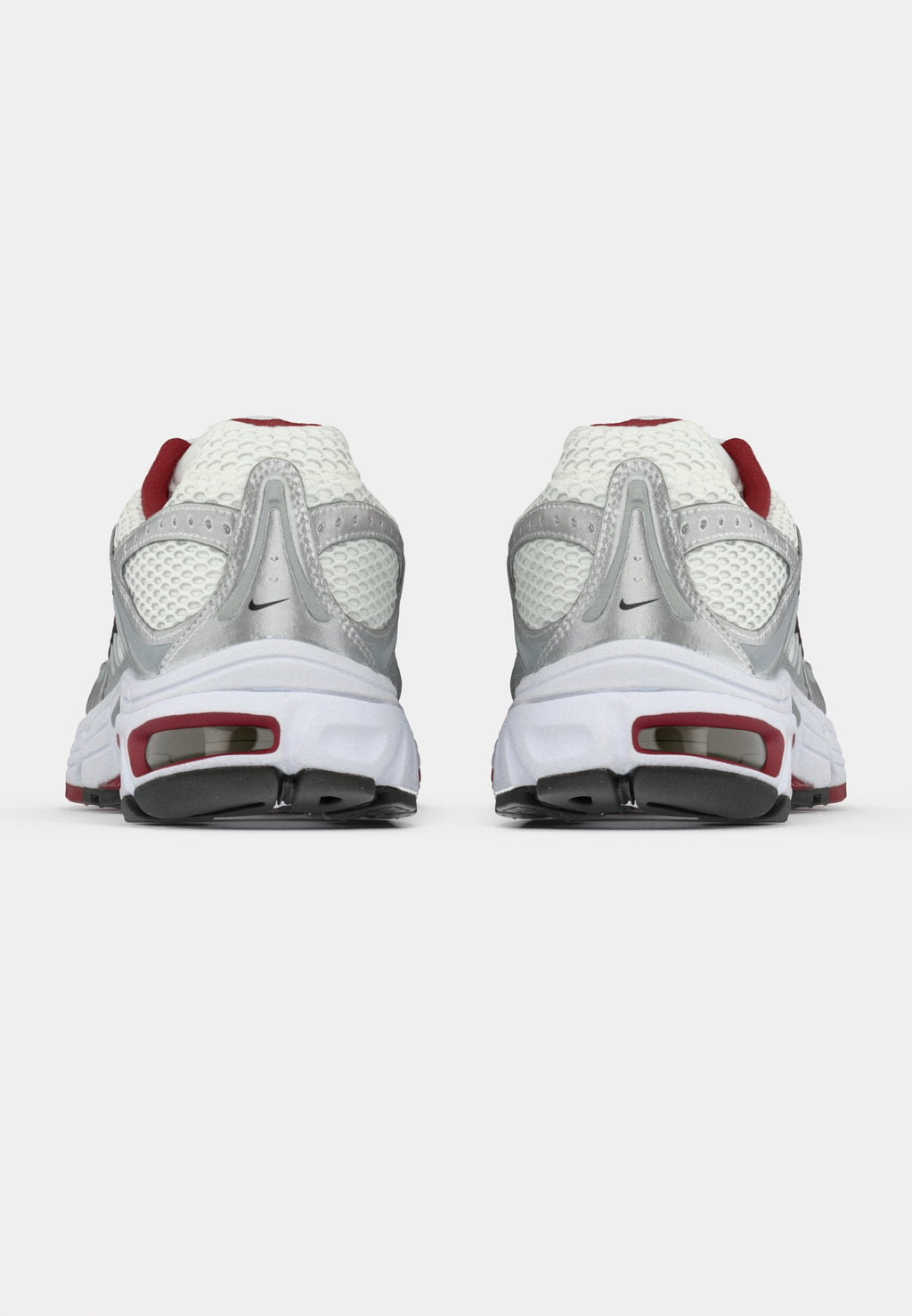 AIR MAX MOTO 2K - Antrenman Ayakkabısı - beyaz/koyu kırmızı/metalik gümüş rengi/siyah/mat gümüş rengi