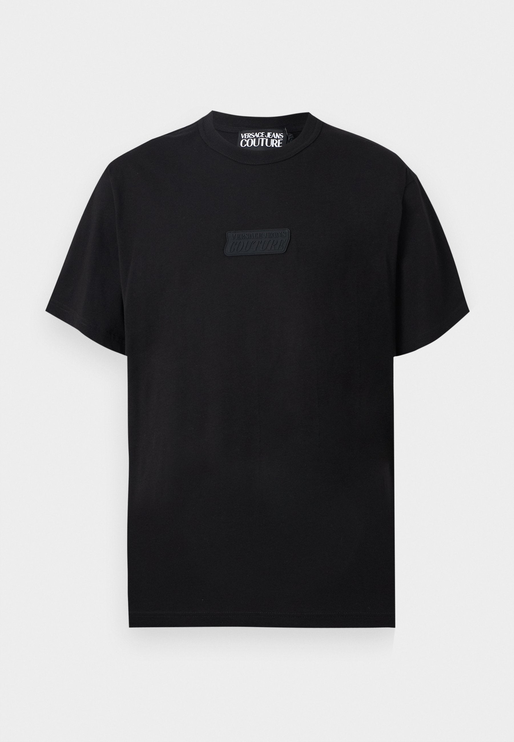 PATCH SQUARE - Basic T-shirt - black