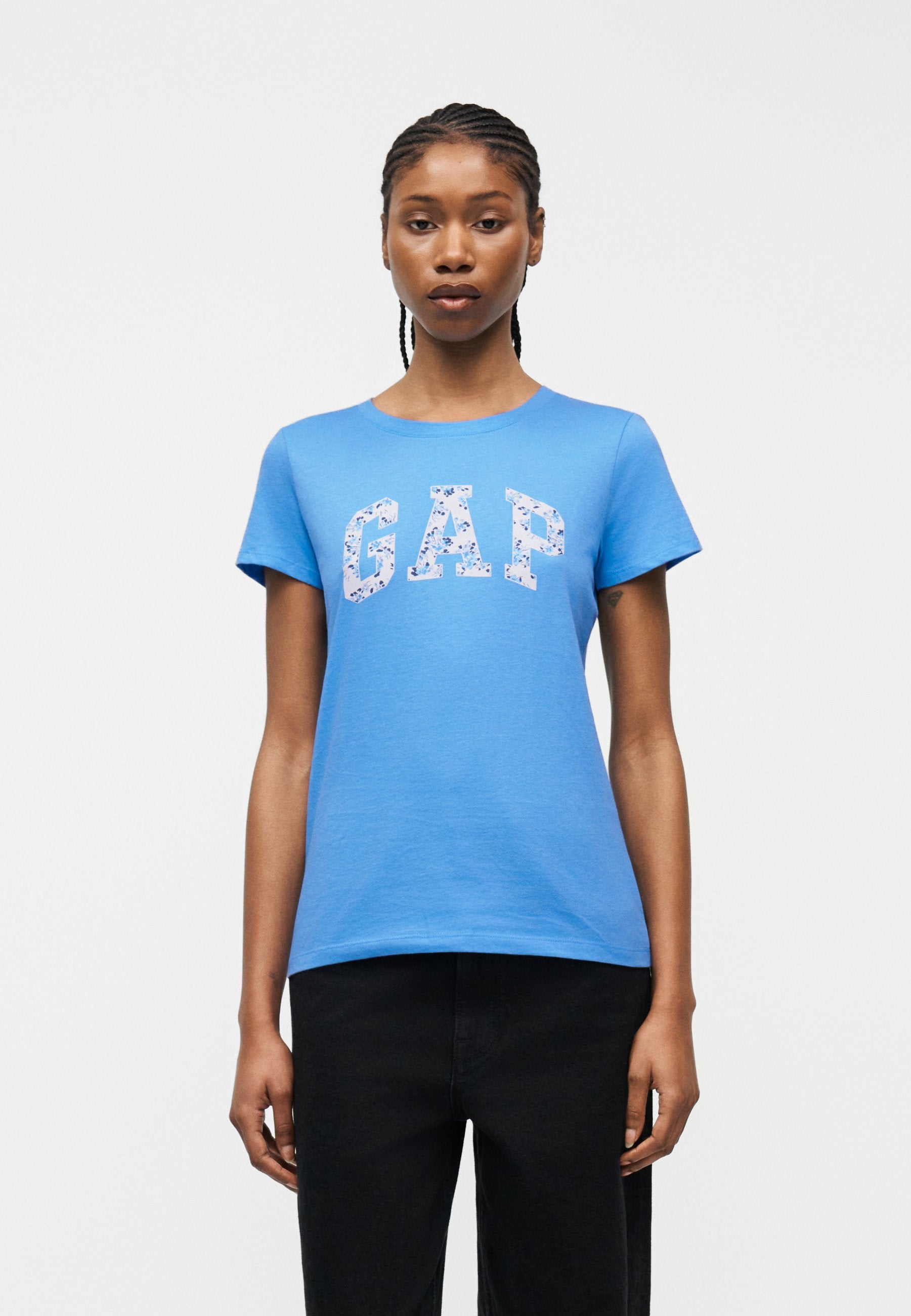 TEE - Print T-shirt - union blue