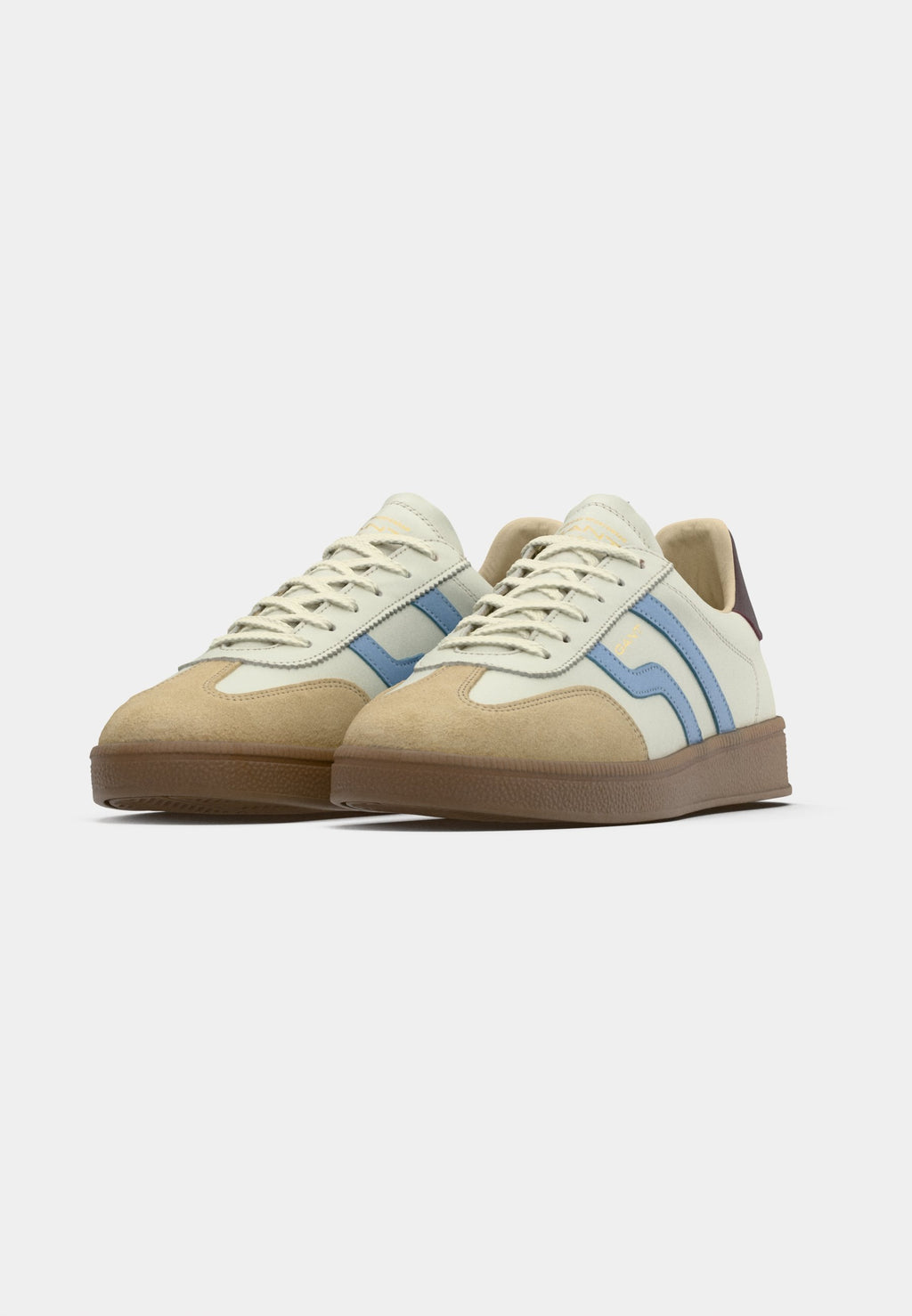 Trainers - off white/blue