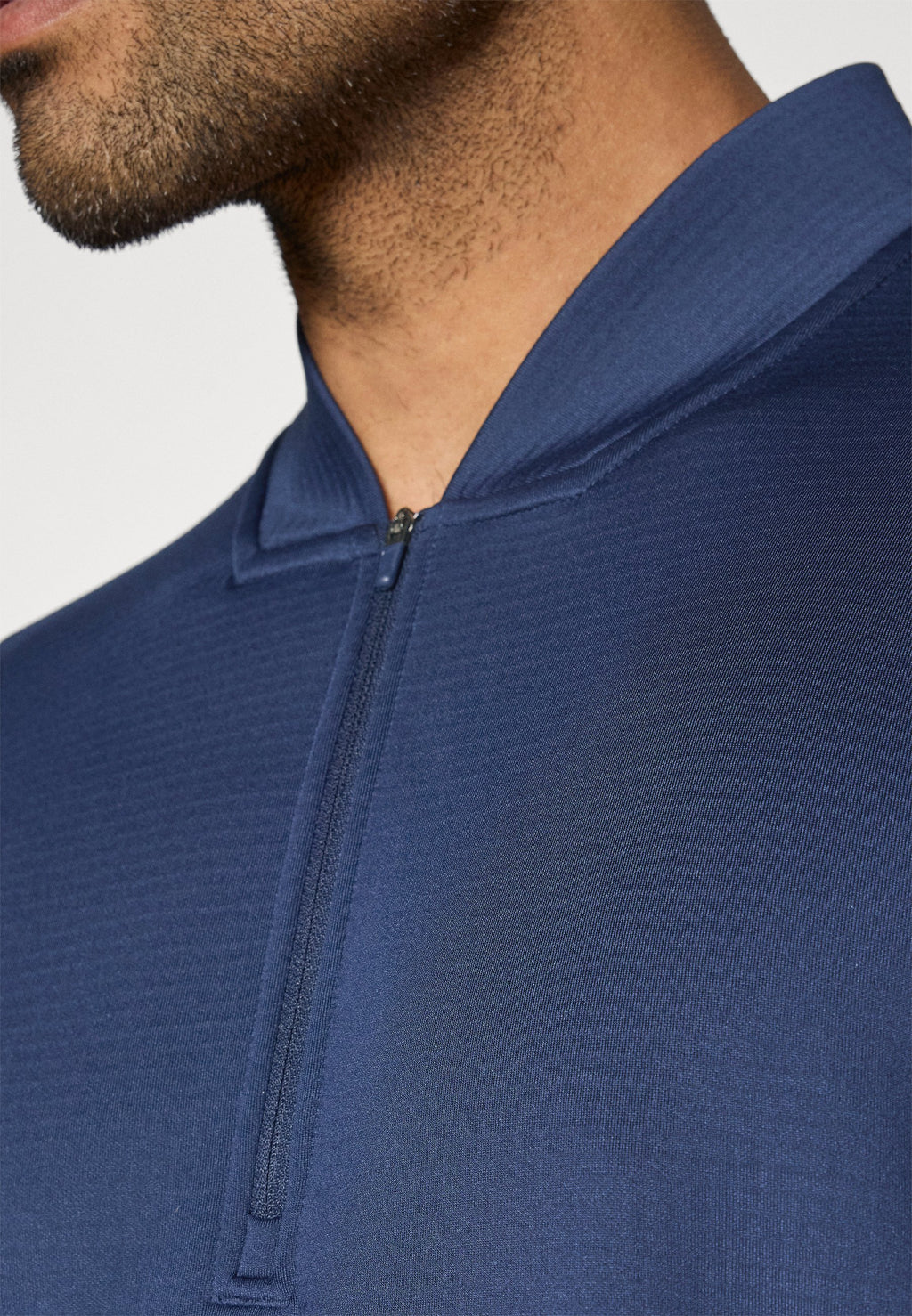 VICTORY 1/2 ZIP TOP - Sweatshirt - college navy/white